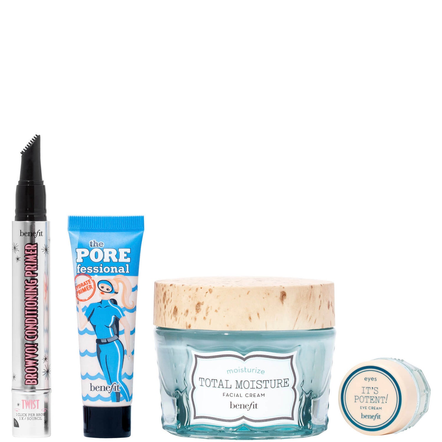 benefit Hydrating Skincare & Browcare Gift Set (Worth £78.42)