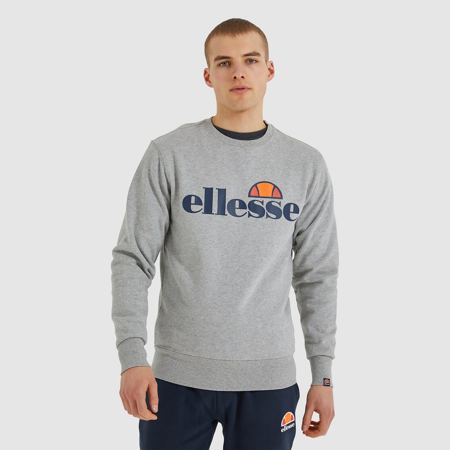 Men's SL Succiso Sweatshirt Grey Marl | Ellesse