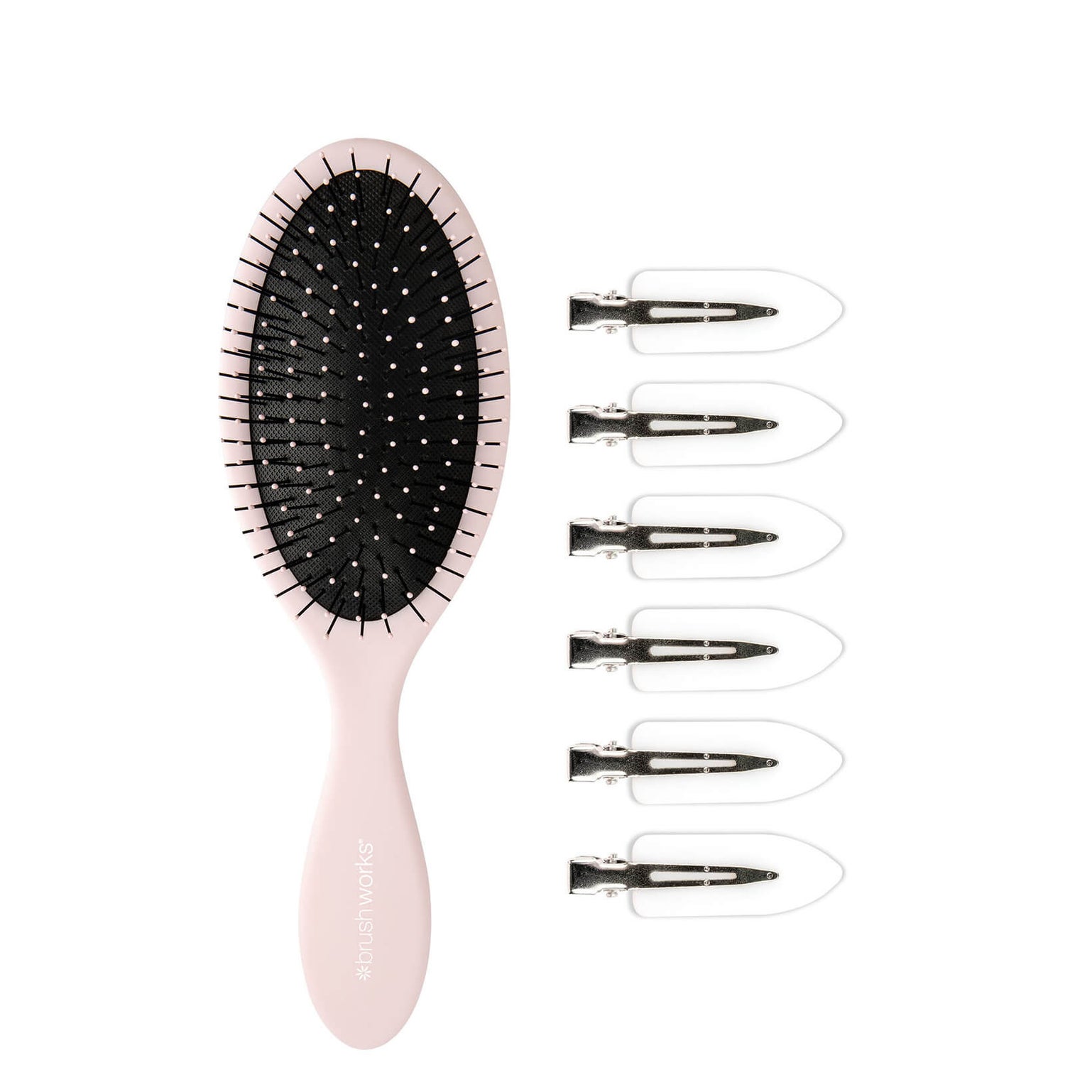 brushworks Luxury Pink Hair Styling Set (Worth £11.99)