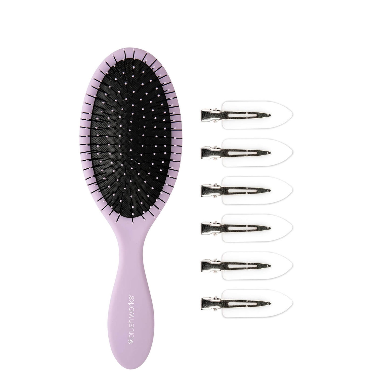 brushworks Luxury Purple Hair Styling Set -muotoilusetti