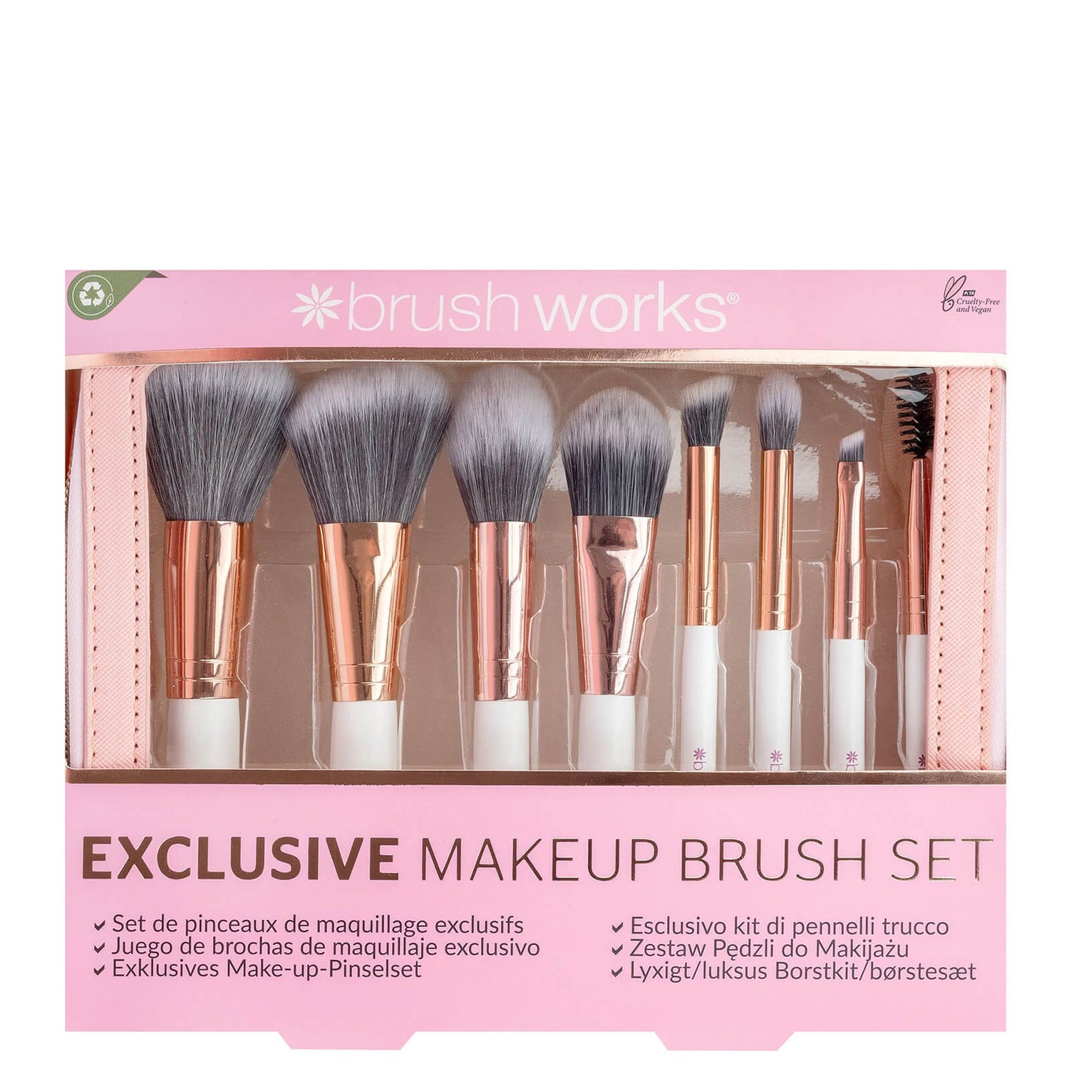 brushworks Exclusive Makeup Brush Set