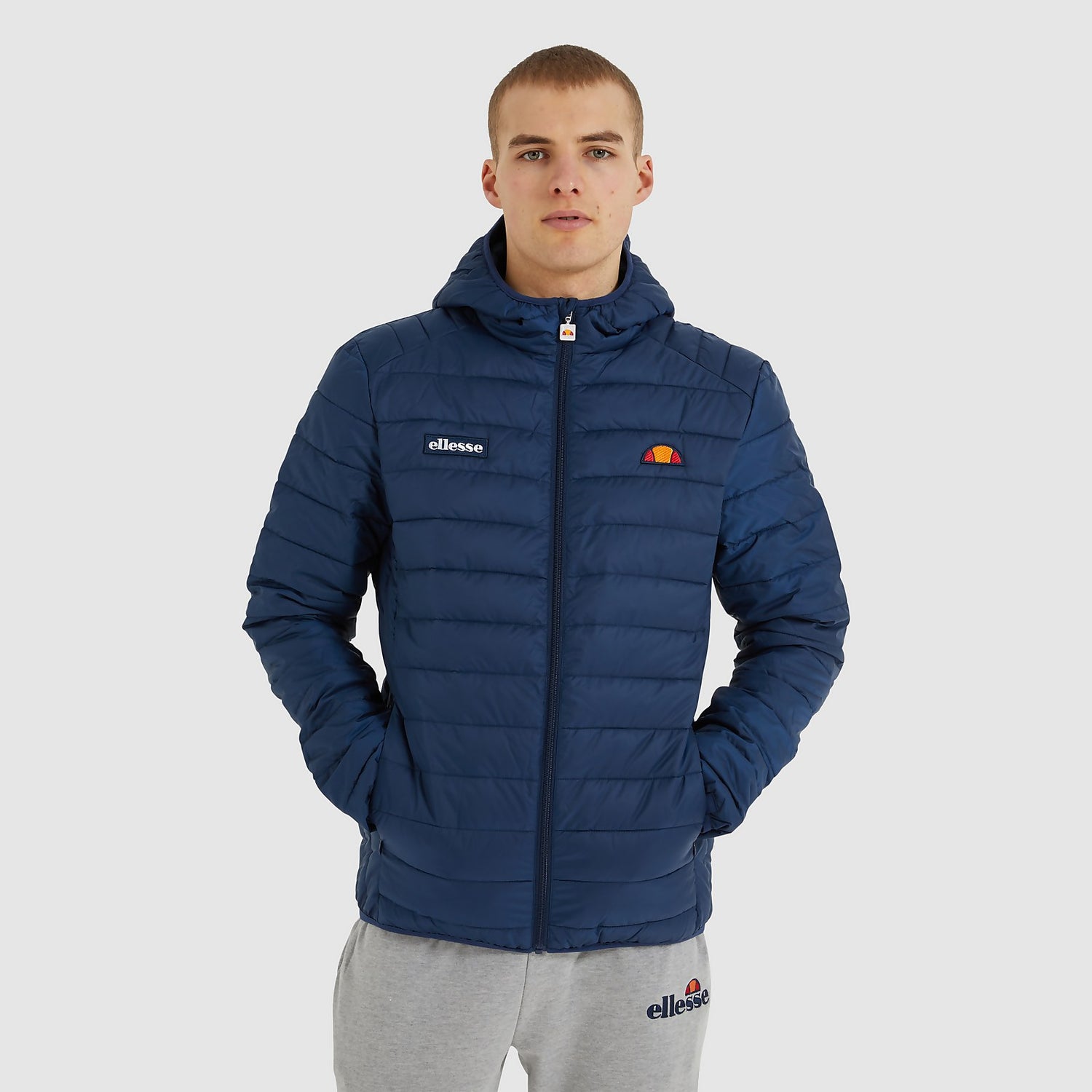 Ik denk dat ik ziek ben Beeldhouwer magnetron Men's Lombardy Padded Jacket Navy | Ellesse