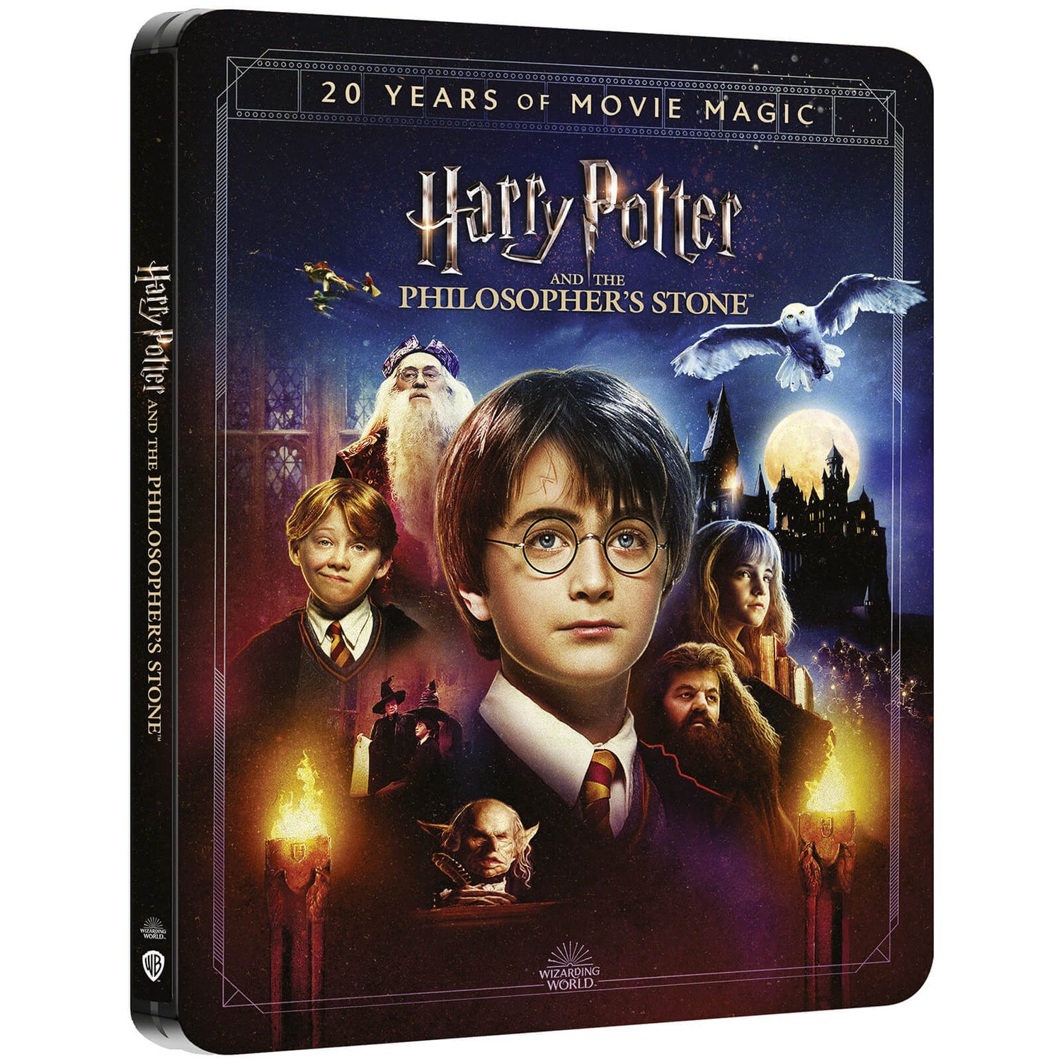 Harry Potter And The Philosopher S Stone 4k Ultra Hd Zavvi Exclusive th Anniversary Steelbook Includes Blu Ray Blu Ray Zavvi Uk