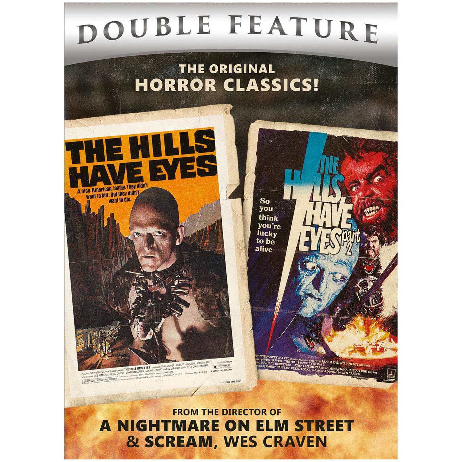 Double Feature | The Hills Have Eyes & The Hills Have Eyes Part II | DVD