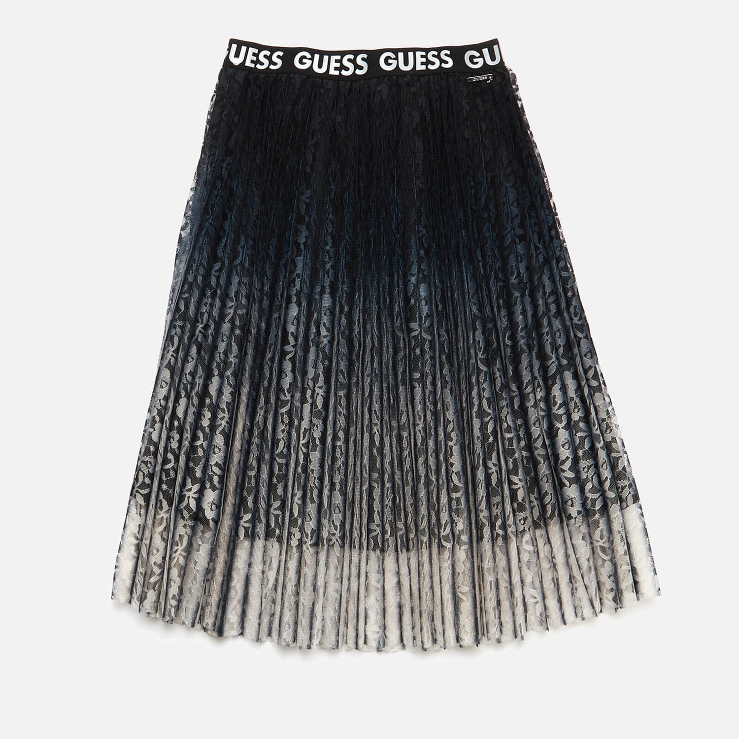 Guess Girls' Lace Midi Skirt - Jet Black - 8 Years