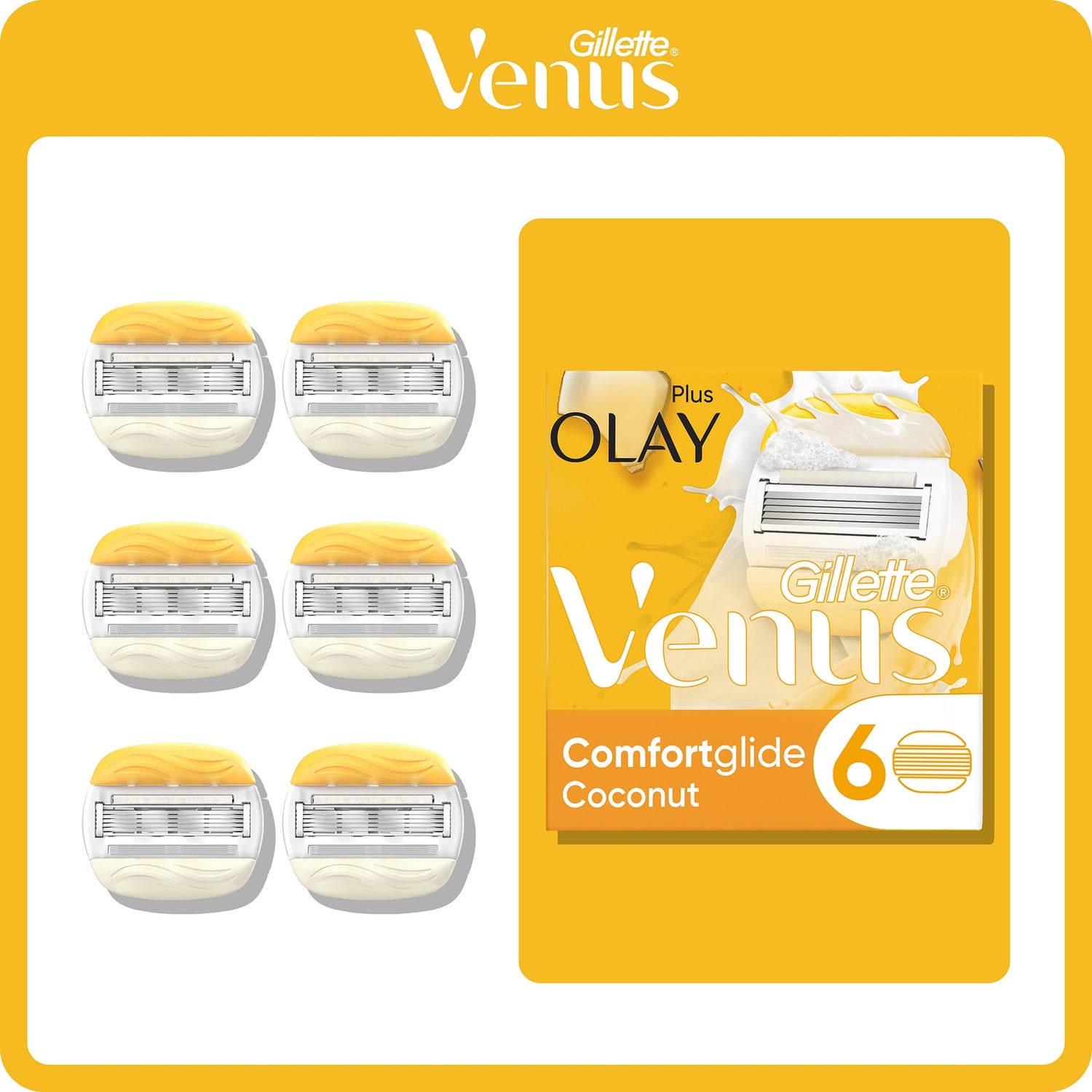 Venus ComfortGlide Coconut With Olay Blades