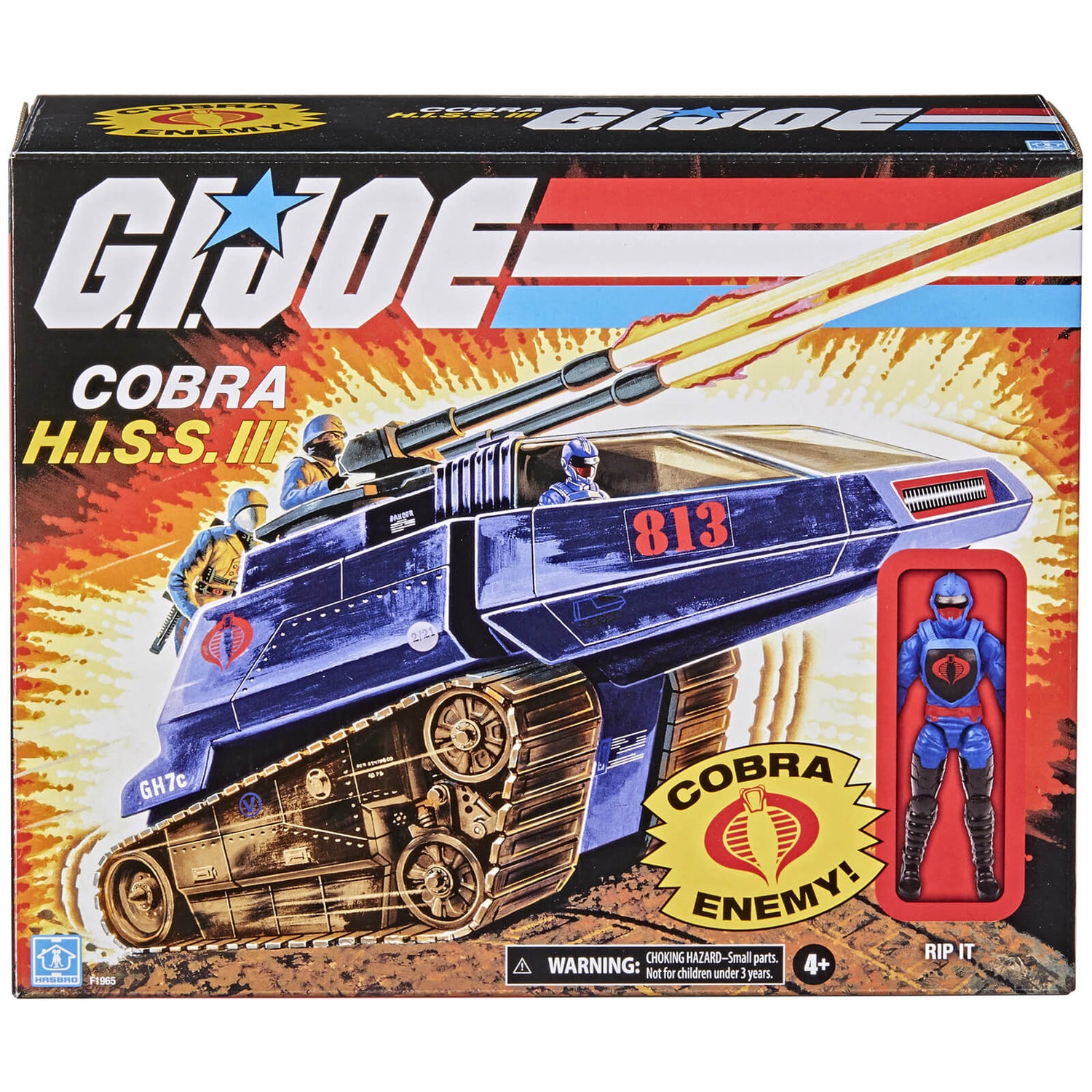 Hasbro G.I. Joe Retro Collection Cobra H.I.S.S. III Actie Figuur