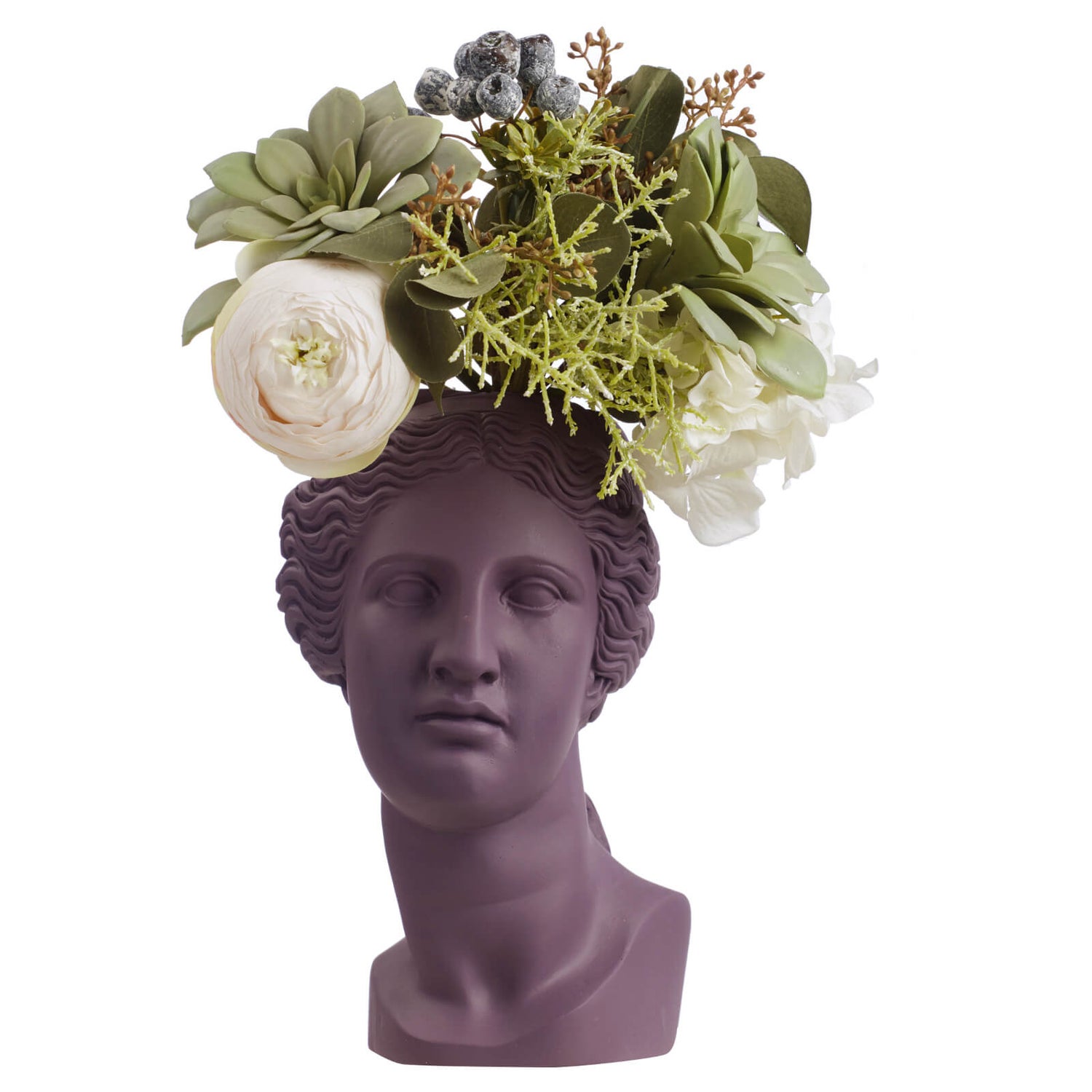 Sophia Enjoy Thinking Venus Head Vase - Byzantine