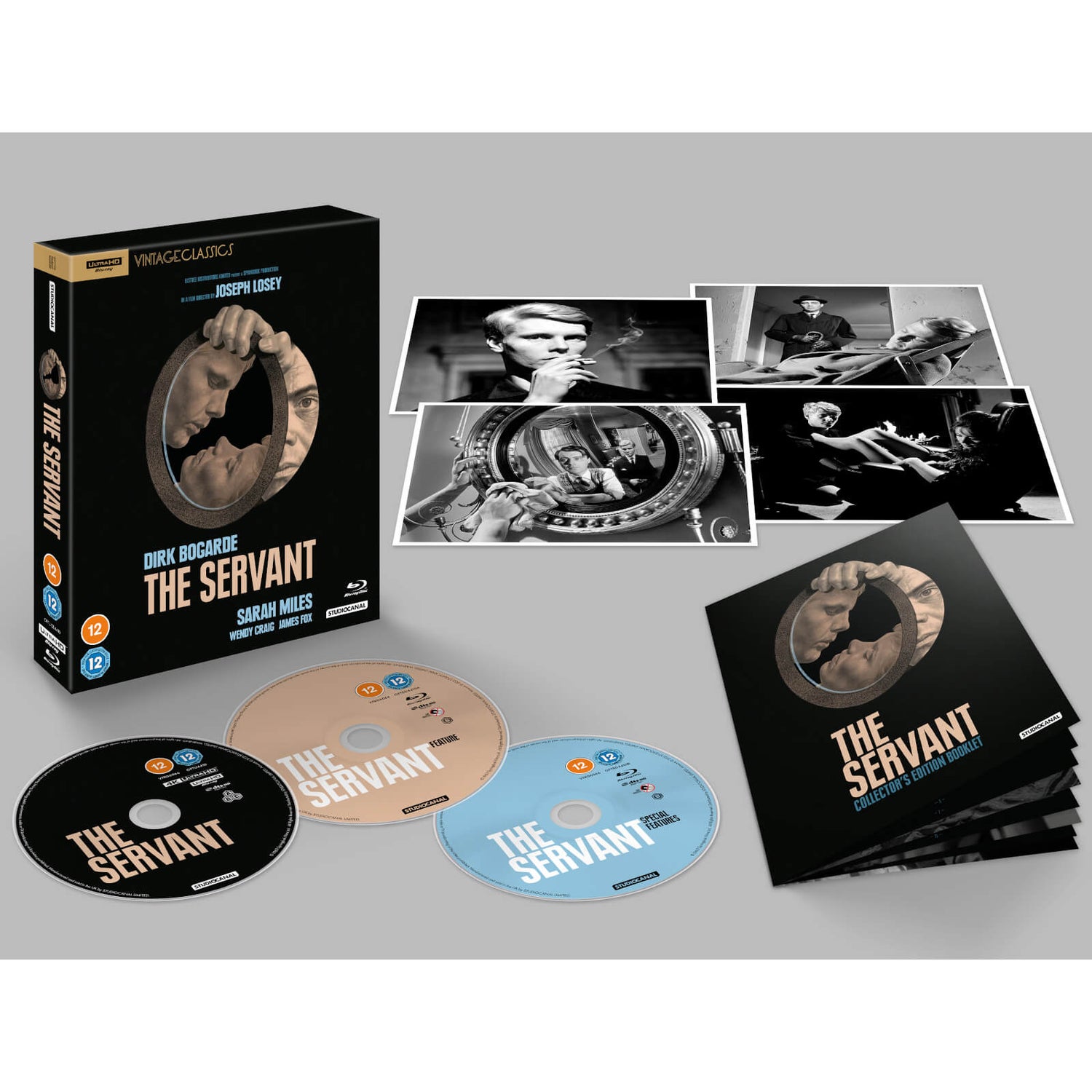 The Servant (Vintage Classics) - 4K Ultra HD Collector's Edition