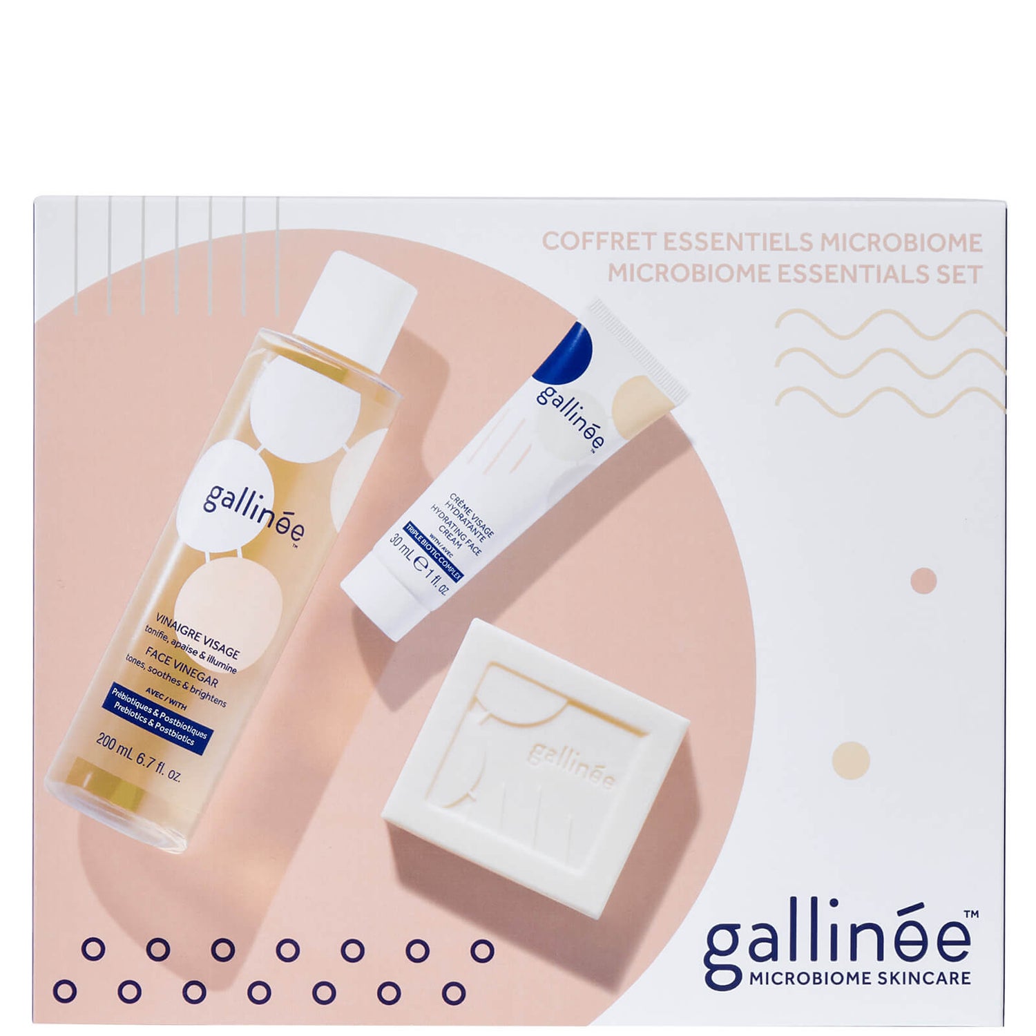 Gallinée Microbiome Essentials Set -pakkaus