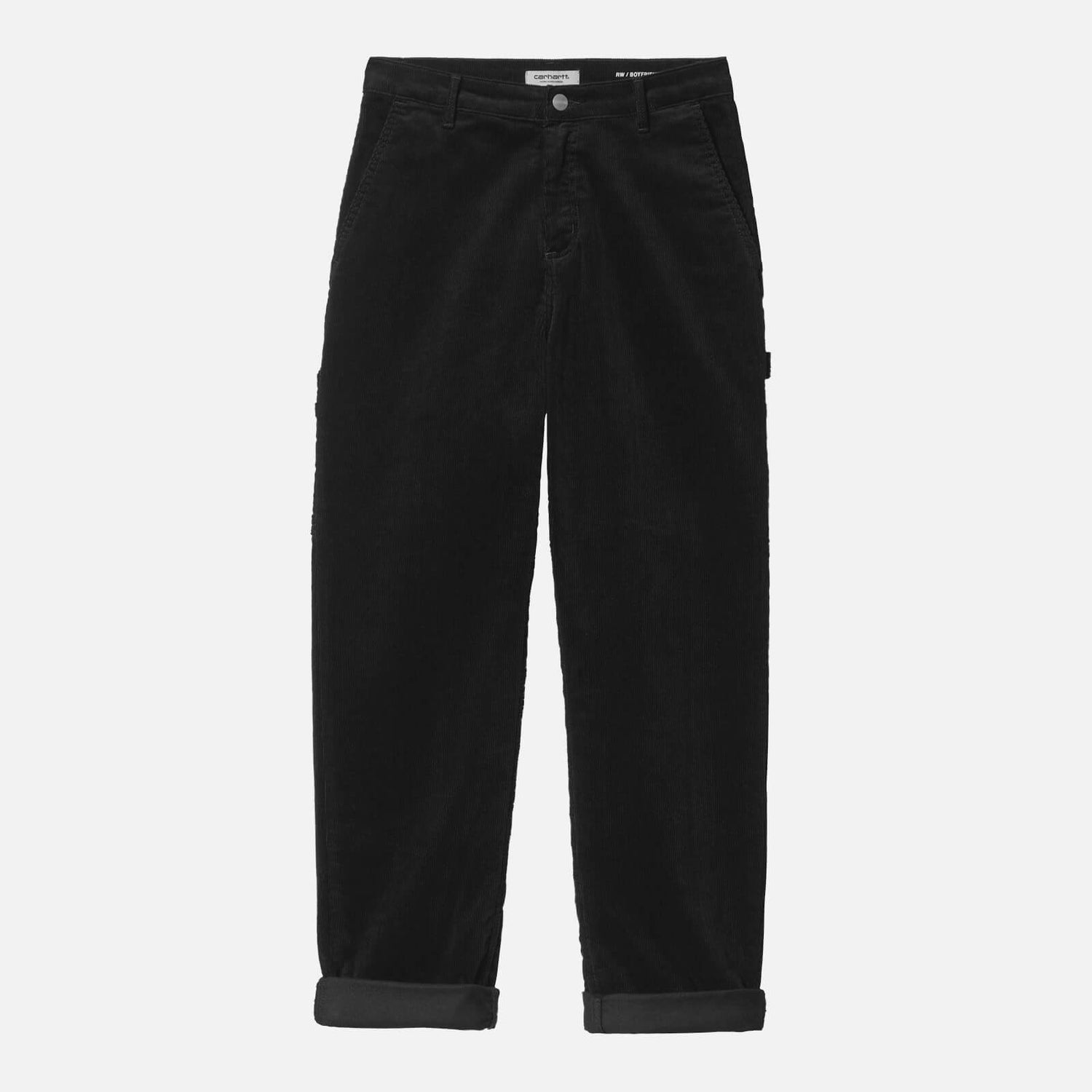 Carhartt WIP Women's Boyfriend Fit Corduroy Pierce Pants - Black