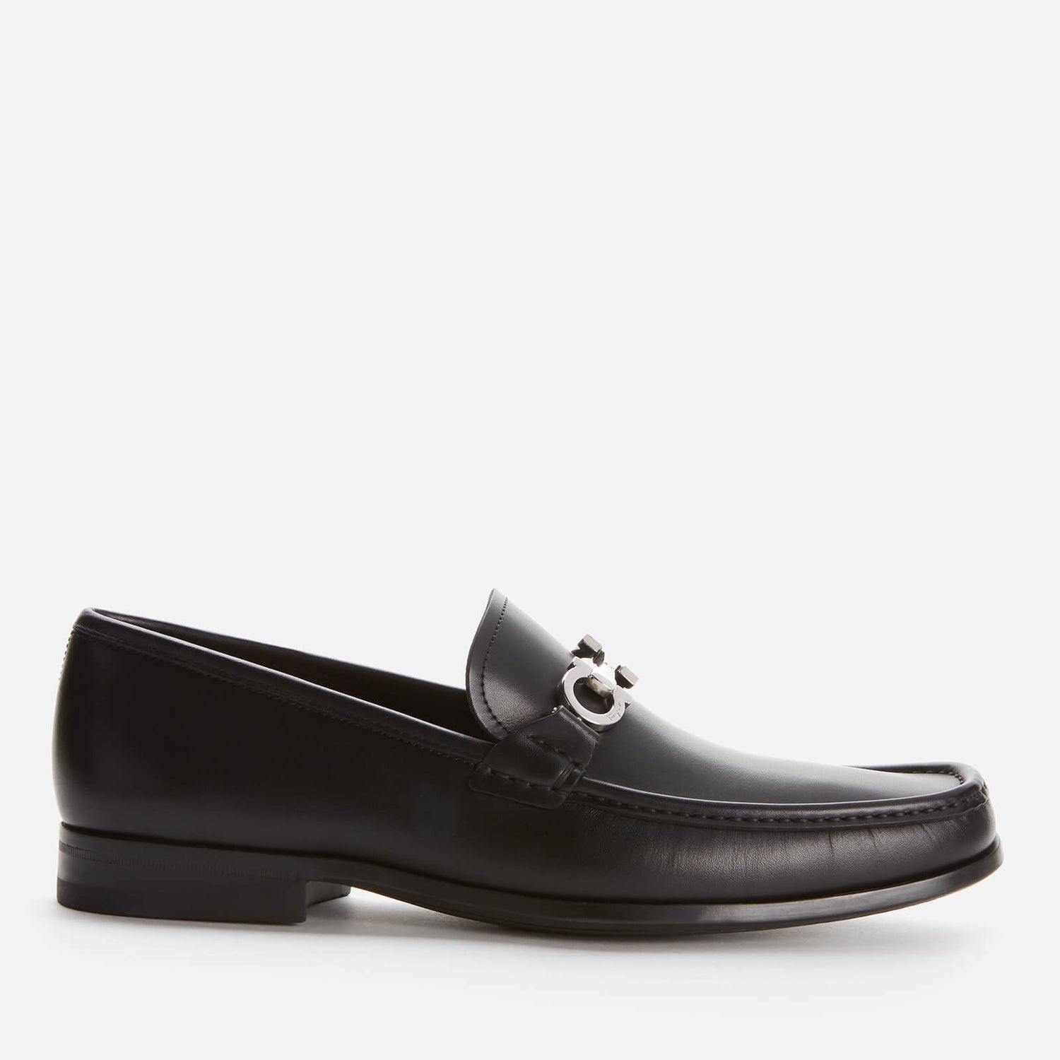 Salvatore Ferragamo Men's Chris Leather Loafers - Black - UK 6