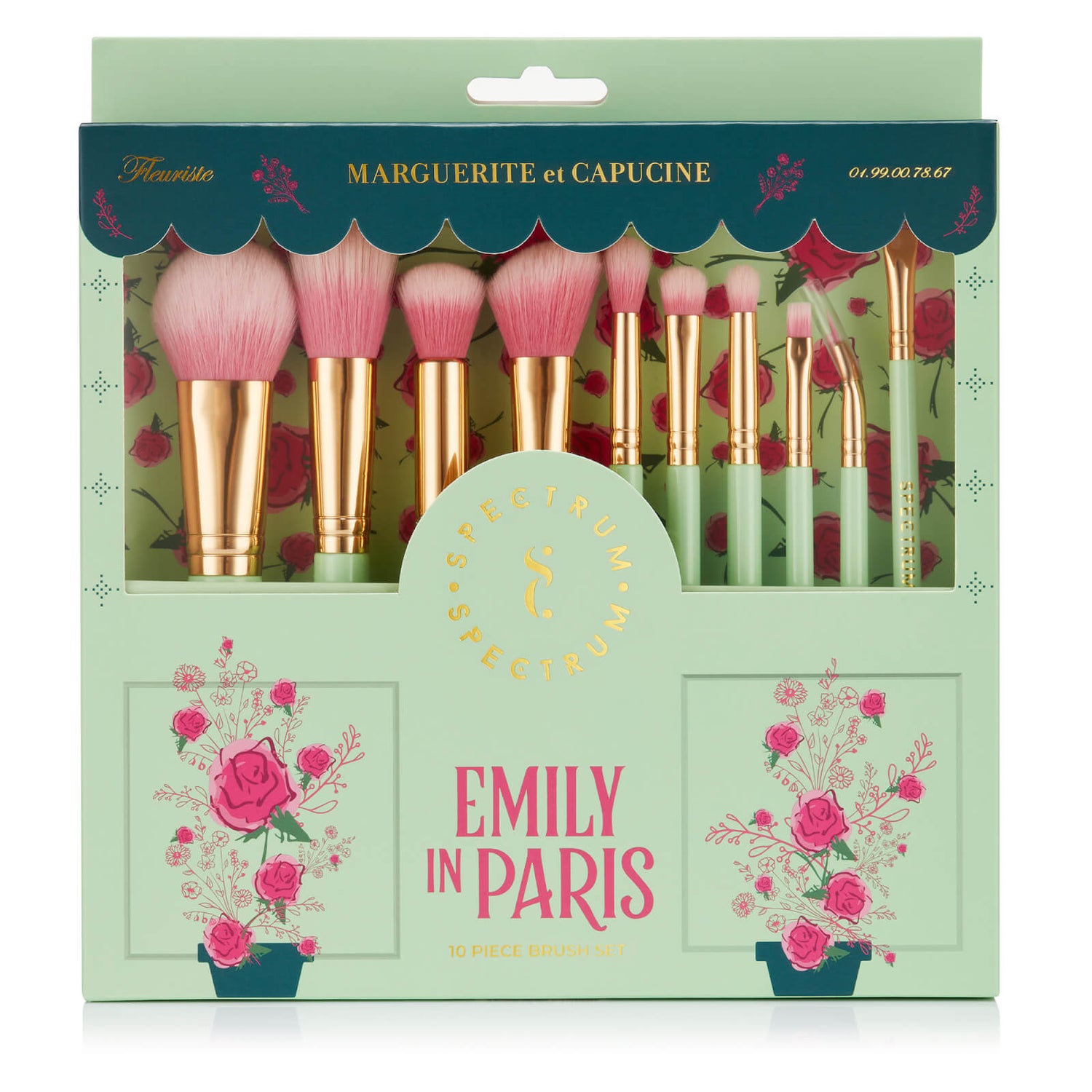 Coffret de 10 pinceaux La Vie En Rose Spectrum Collections