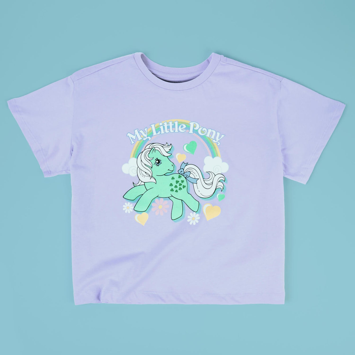 My Little Pony Minty Retro Women's Cropped T-Shirt - Lilac