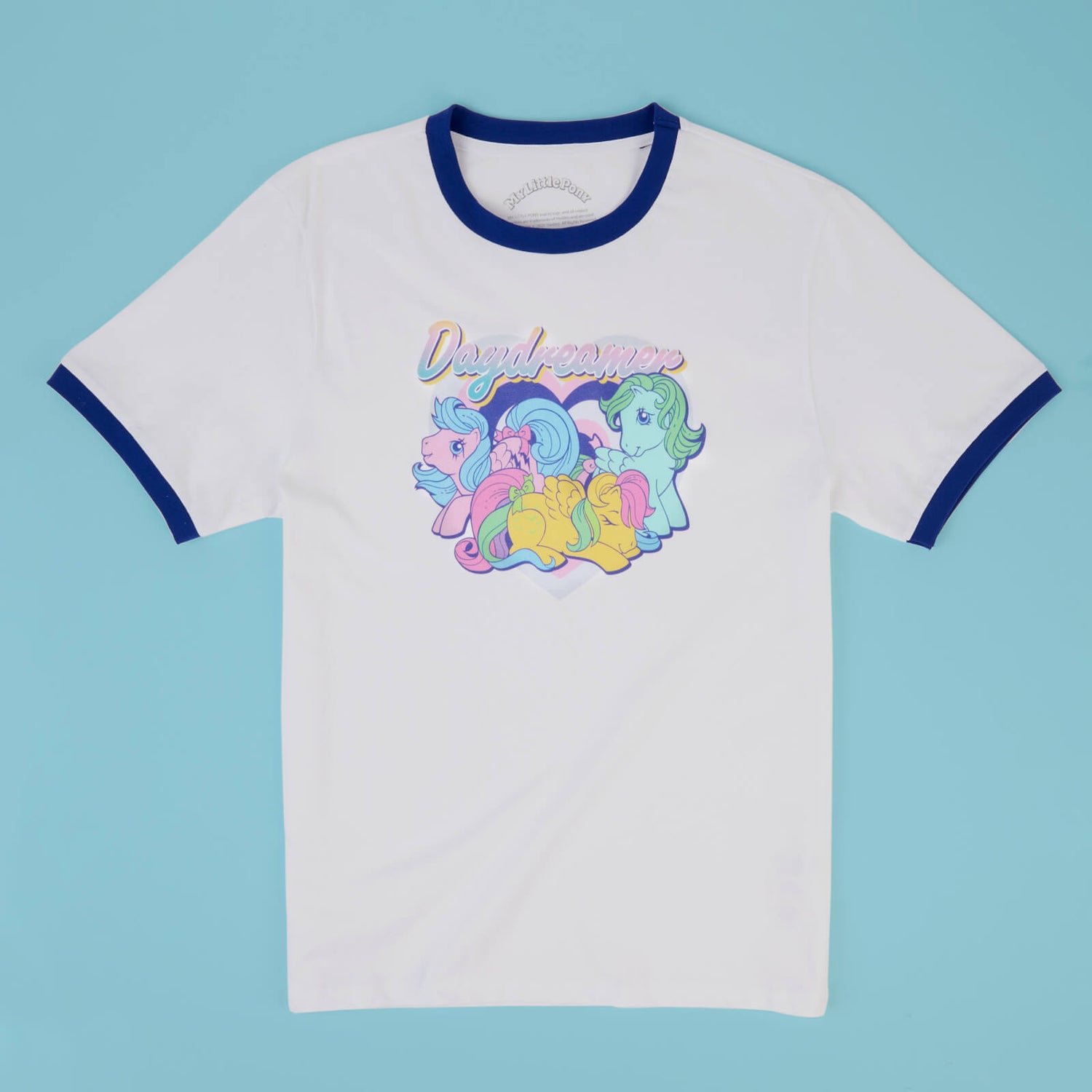 My Little Pony Daydreamer Unisex Ringer T-Shirt - White/Navy