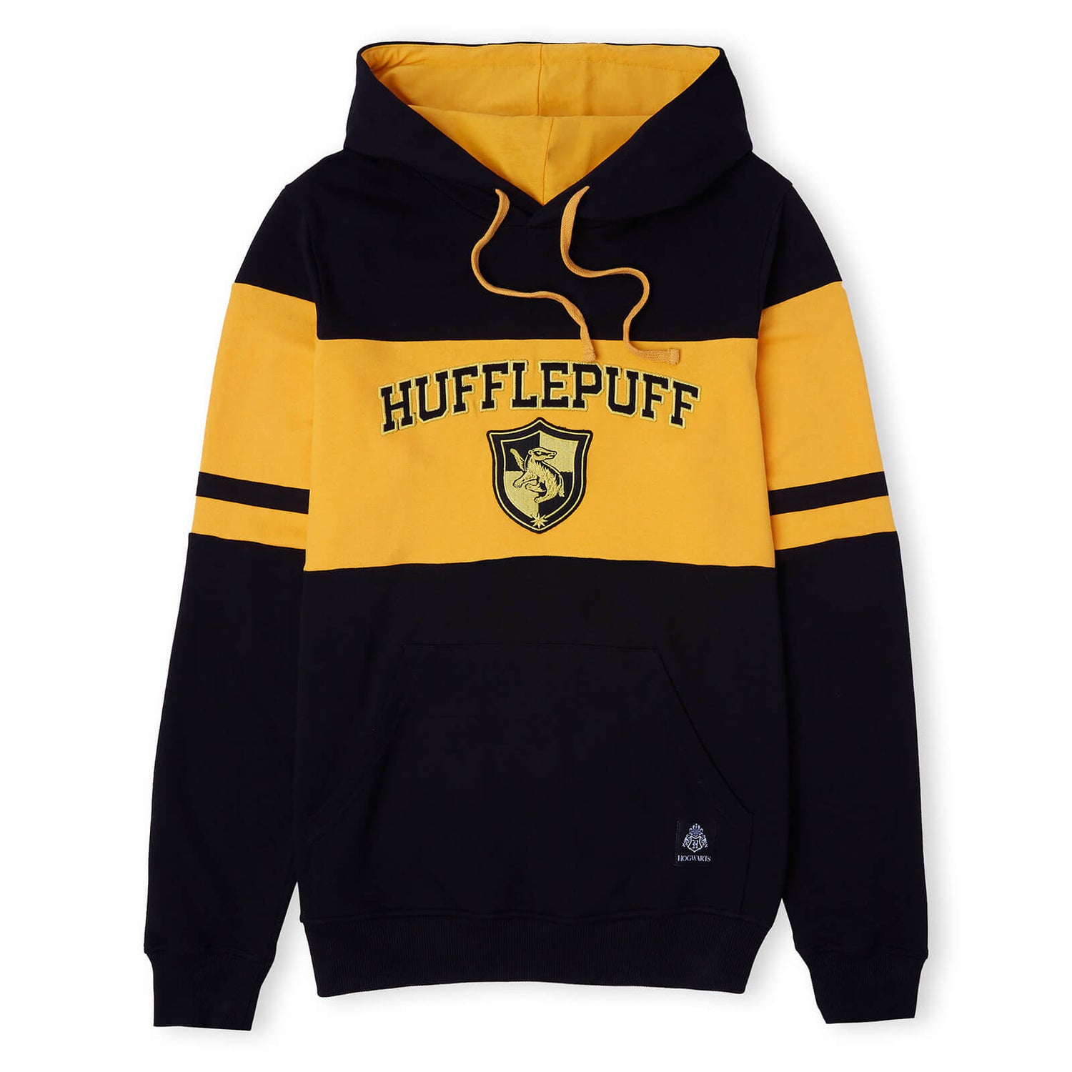 Hufflepuff House Panelled Hoodie - Yellow