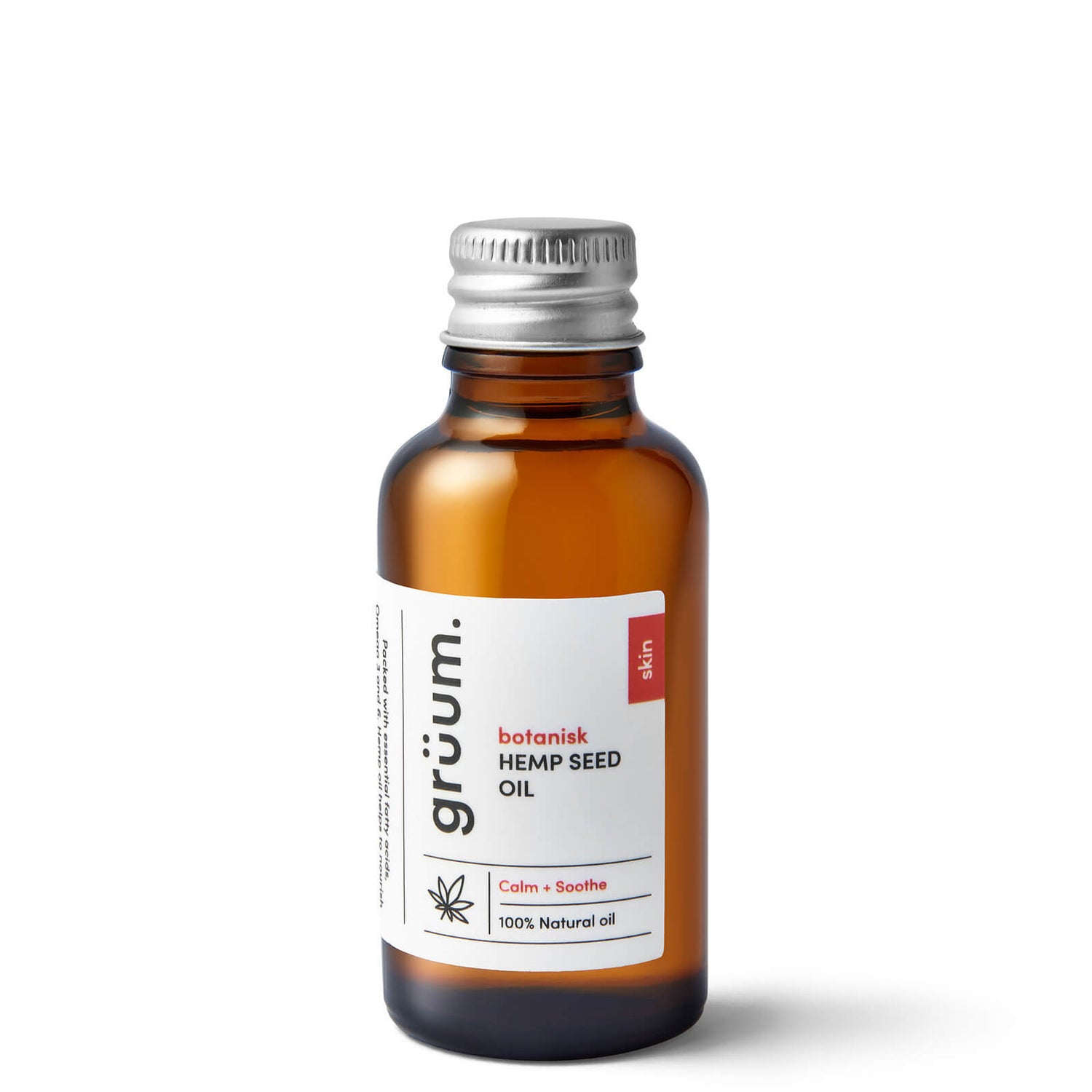 Масло семян конопли grüum Botanisk Hemp Seed Oil, 30 мл