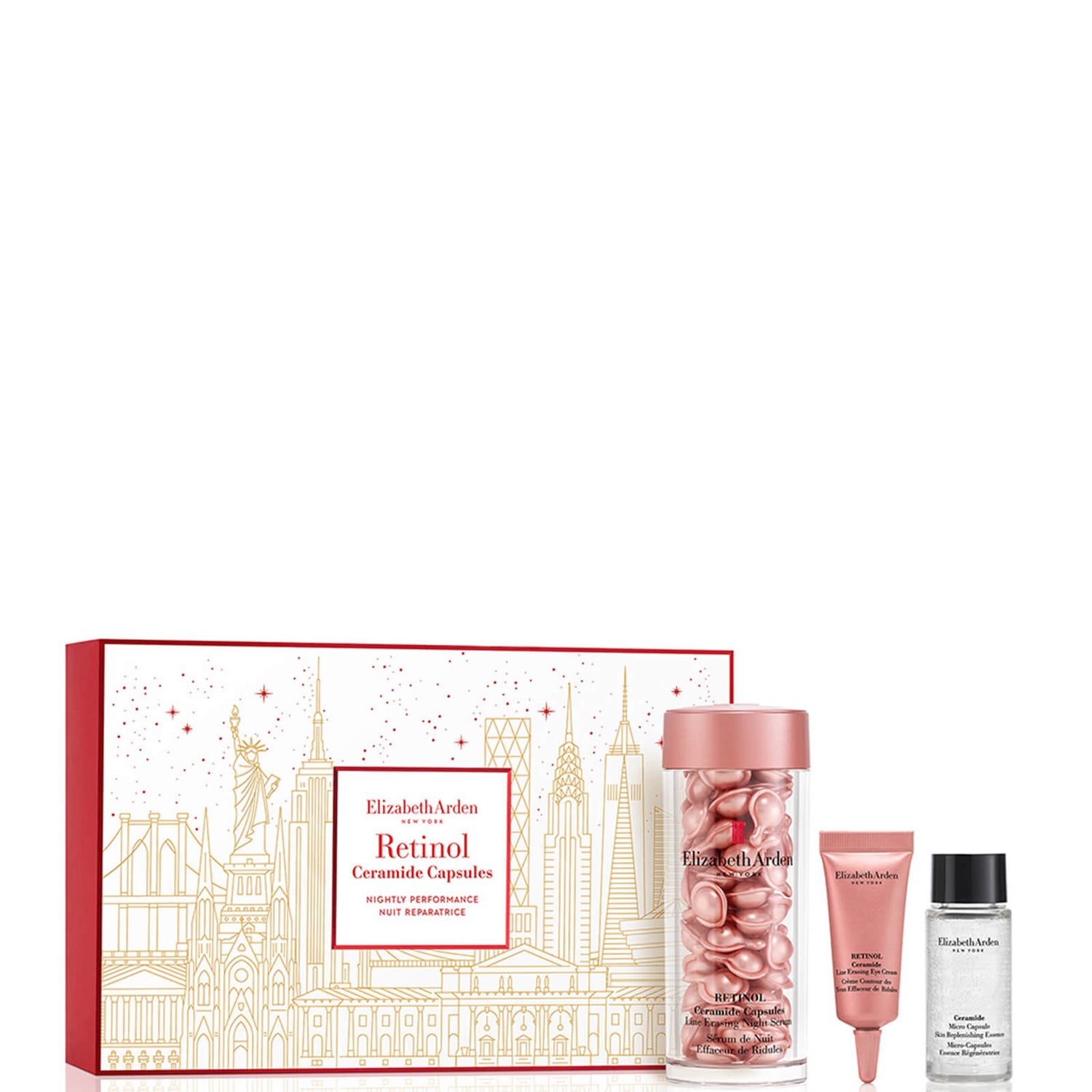 Elizabeth Arden Nightly Performance Retinol Set(엘리자베스 아덴 나이틀리 퍼포먼스 레티놀 세트, £88.00 상당의 가치)