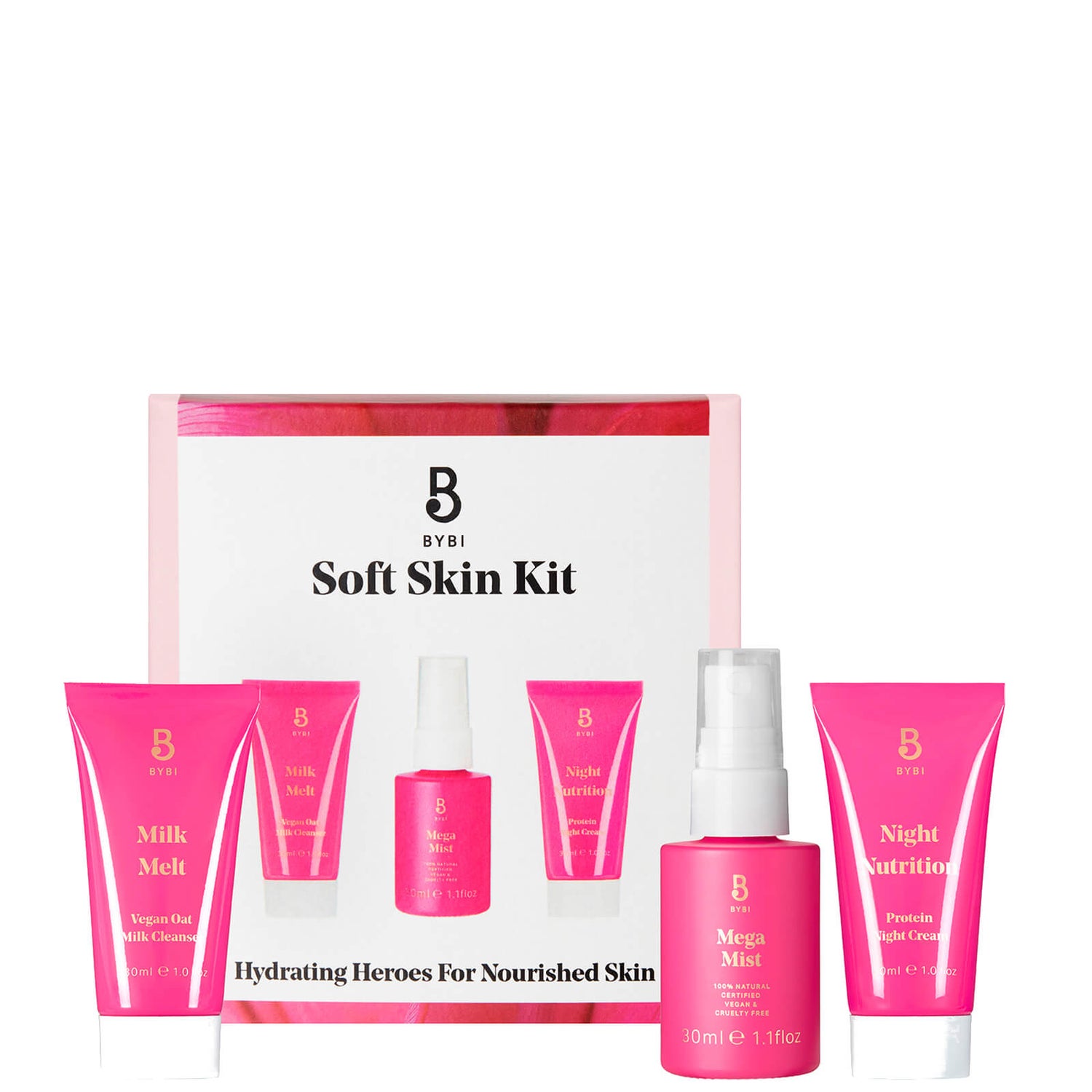 Набор средств по уходу за лицом BYBI Soft Skin Kit