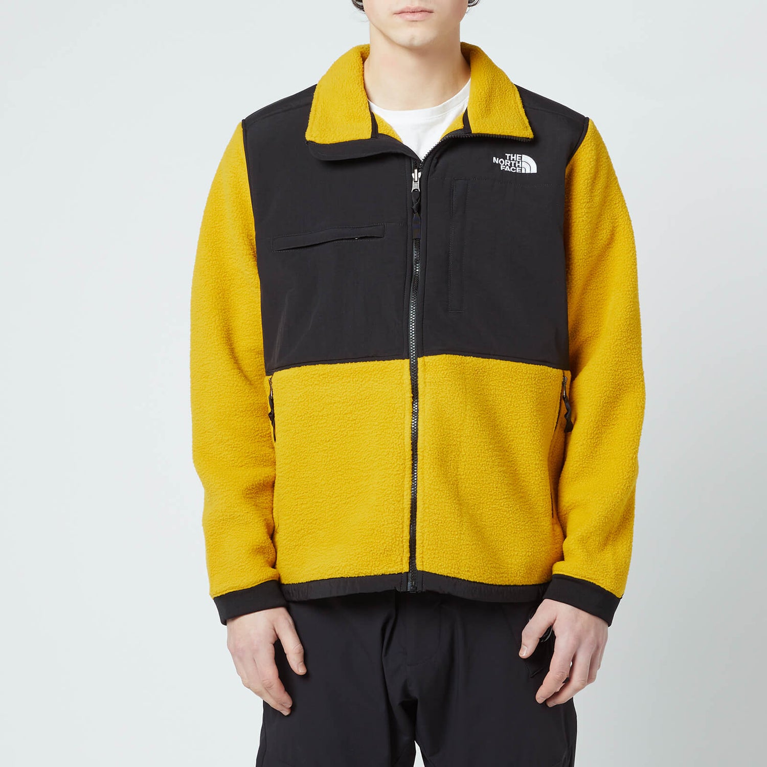 The North Face Men s Denali 2 Jacket Yellow Black TheHut