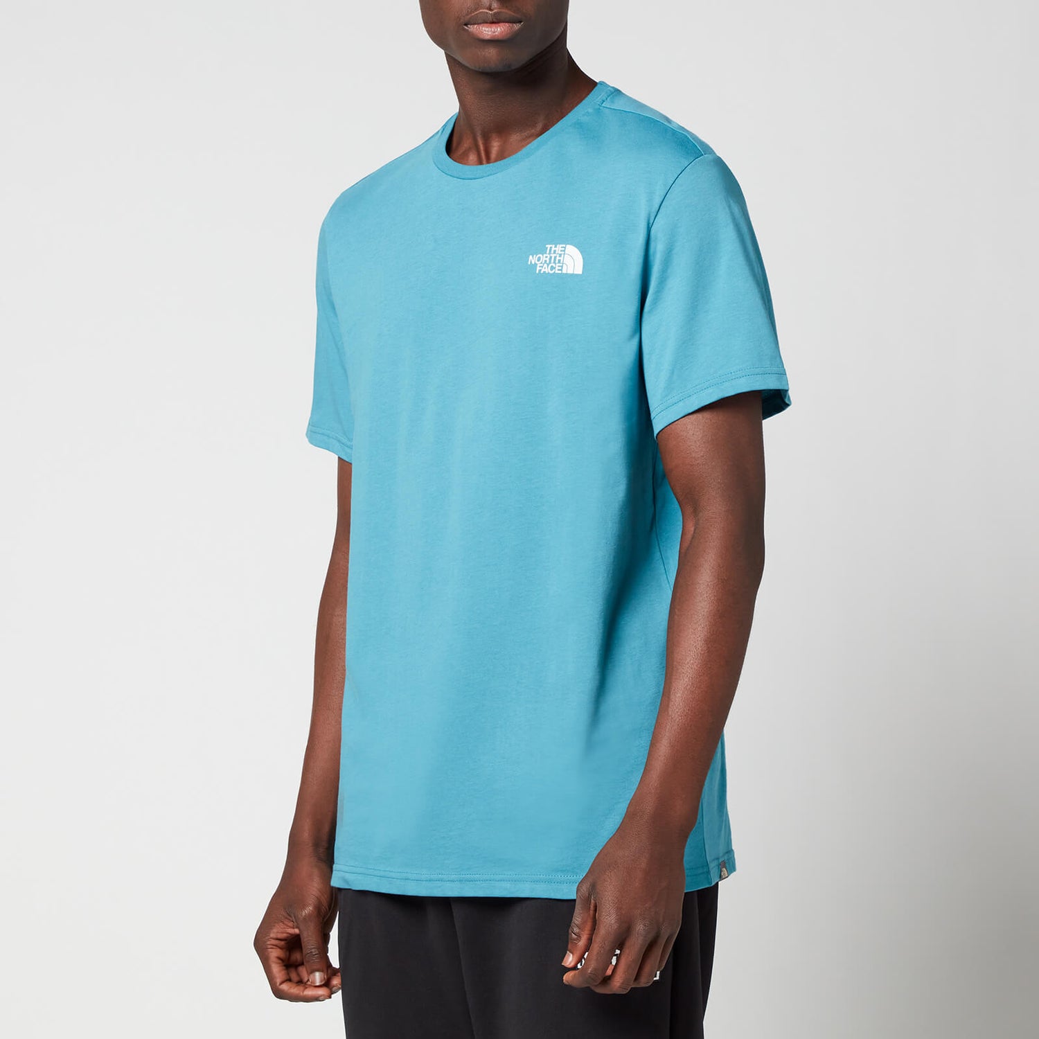 The North Face Men's Simple Dome T-Shirt - Storm Blue/TNF White