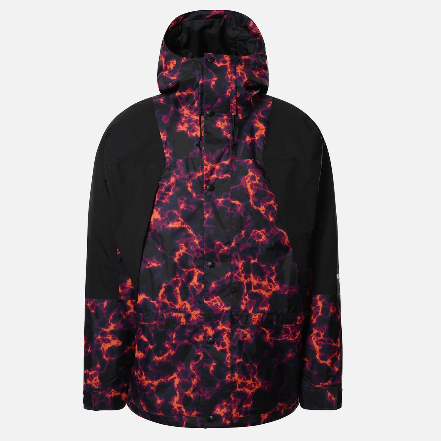 The North Face Men's Mountain Light Dryvent Insulated Jacket - TNF Black Marble/Flame Print
