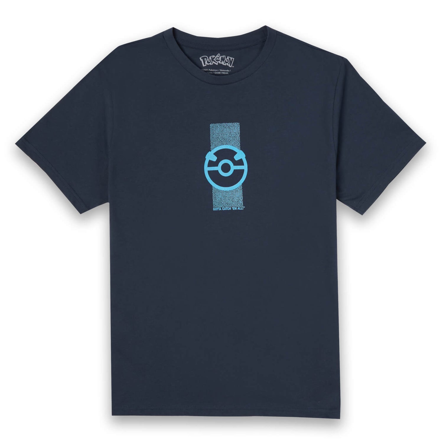 Camiseta unisex Gran bola de Pokémon - Azul marino