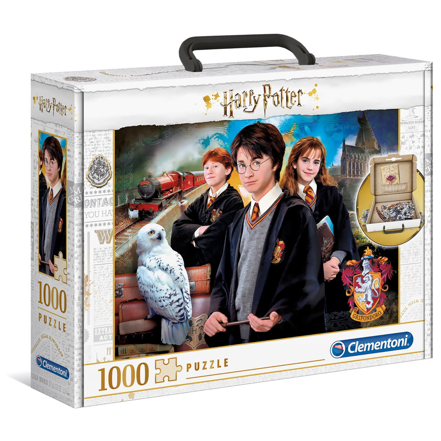 Clementoni 1000pcs Briefcase Jigsaw Puzzle - Harry Potter Toys - Zavvi US