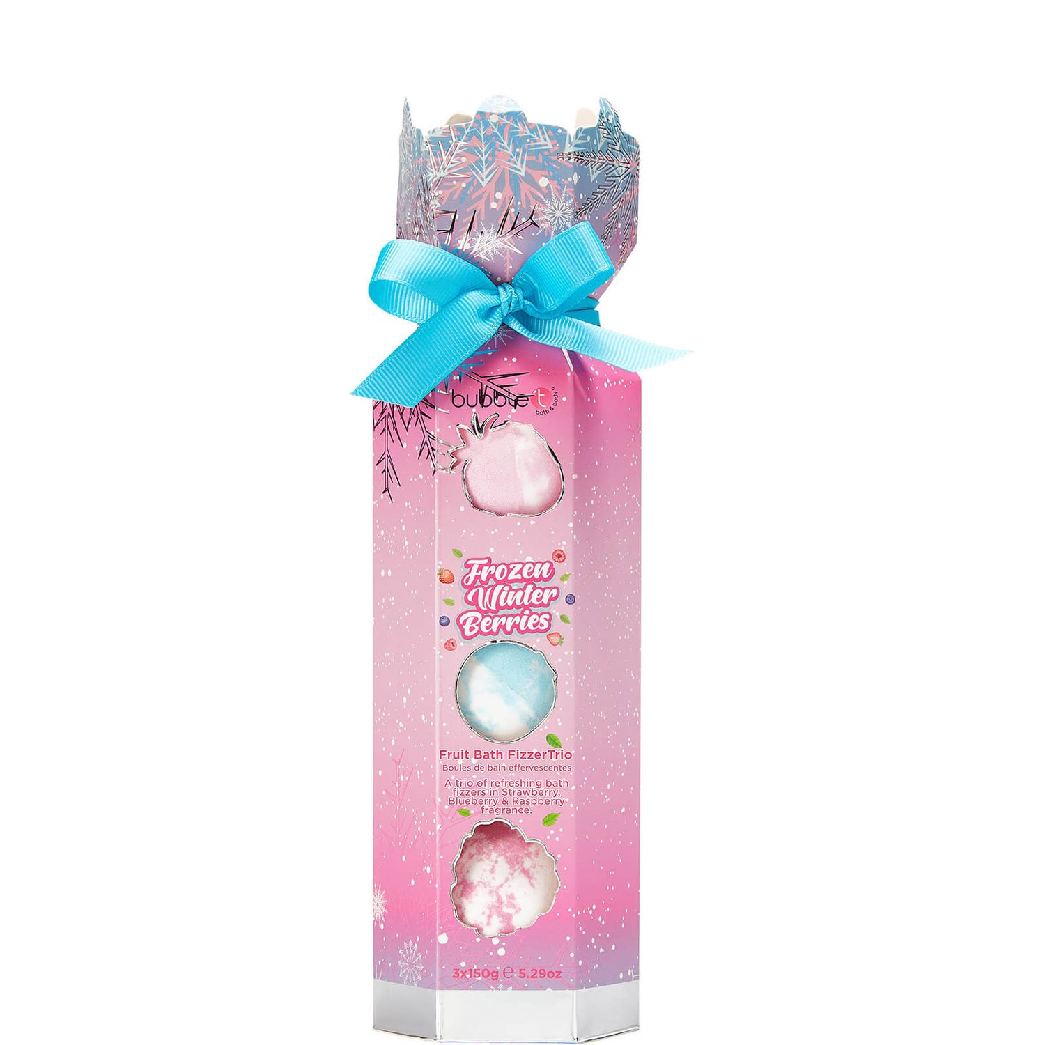 Подарочный набор для ванны Bubble T Cosmetics Frozen Winter Berries Bath Fizzer Cracker