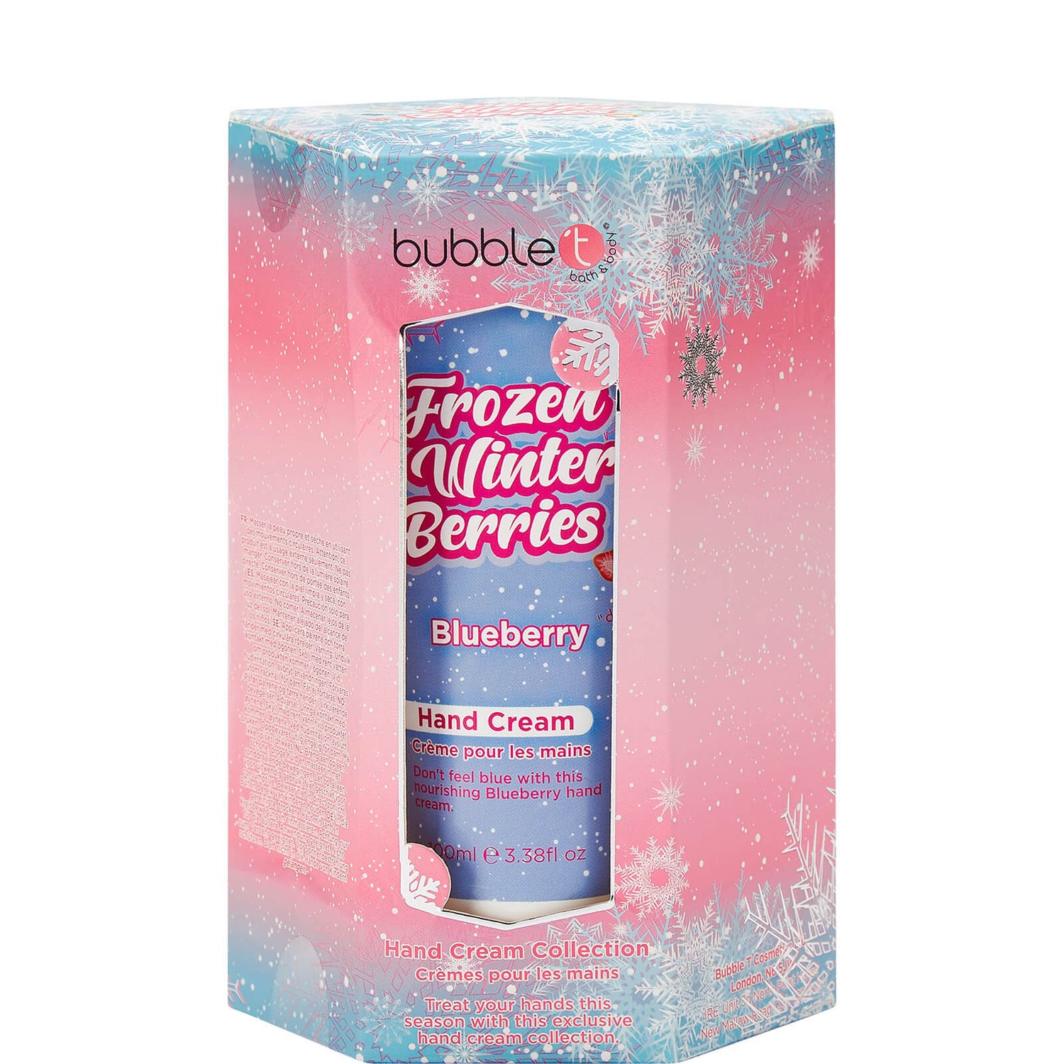 Bubble T Cosmetics Frozen Winter Berries Hand Cream Trio -käsivoidesetti