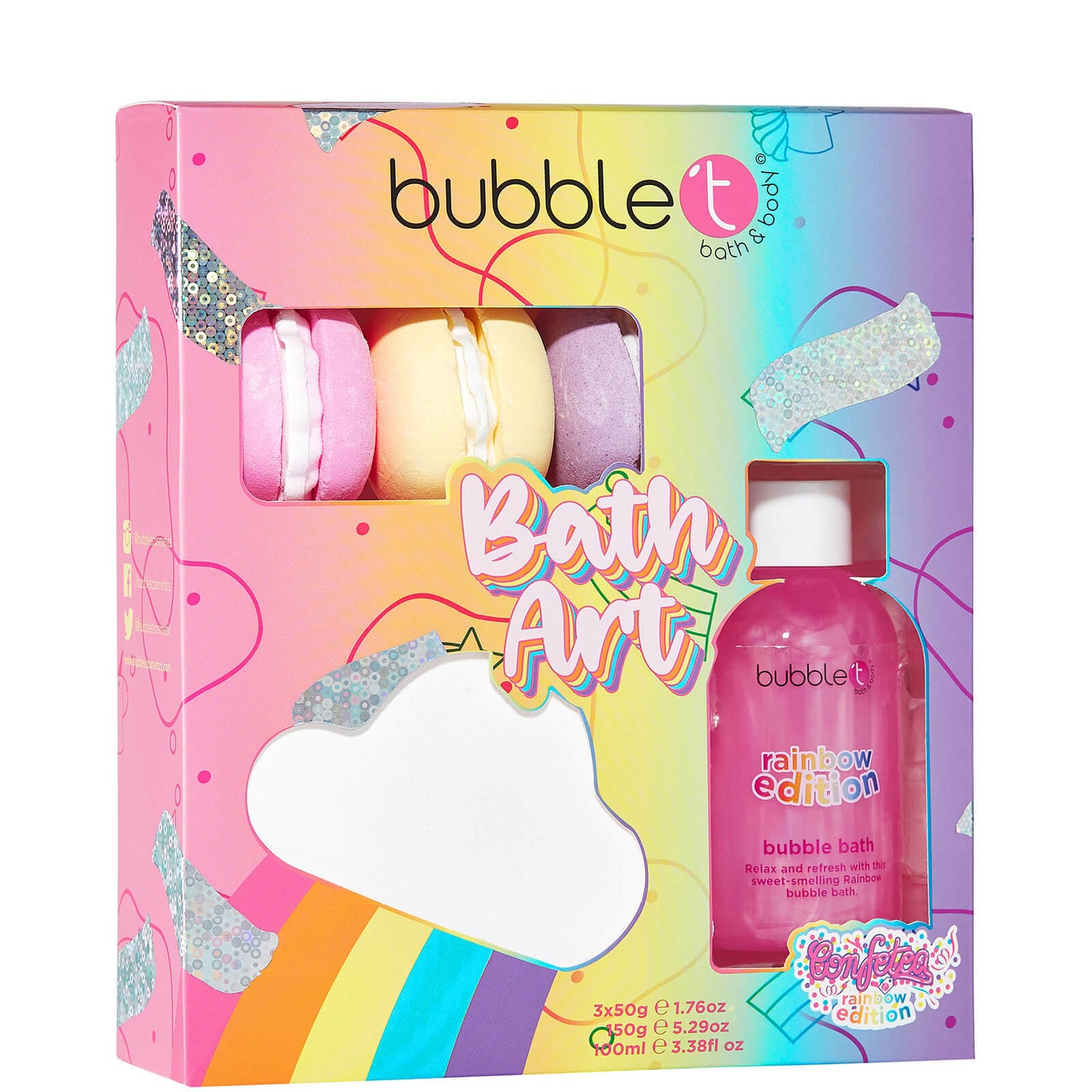 Bubble T Cosmetics Bath Art Fizzer Gift