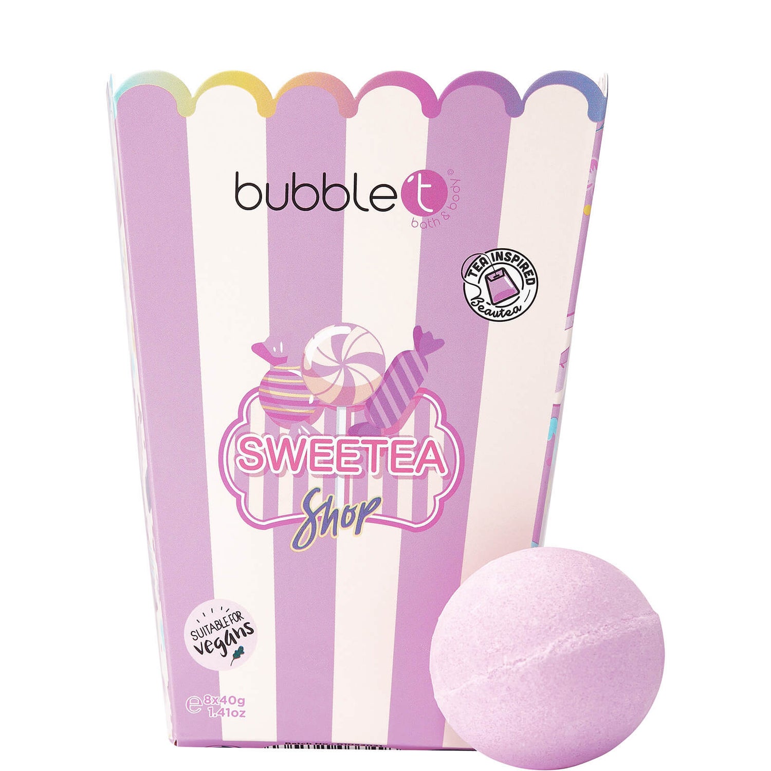 Bubble T Cosmetics Popcorn Bath Fizzer Set(버블티 코스메틱 팝콘 배스 피저 세트)