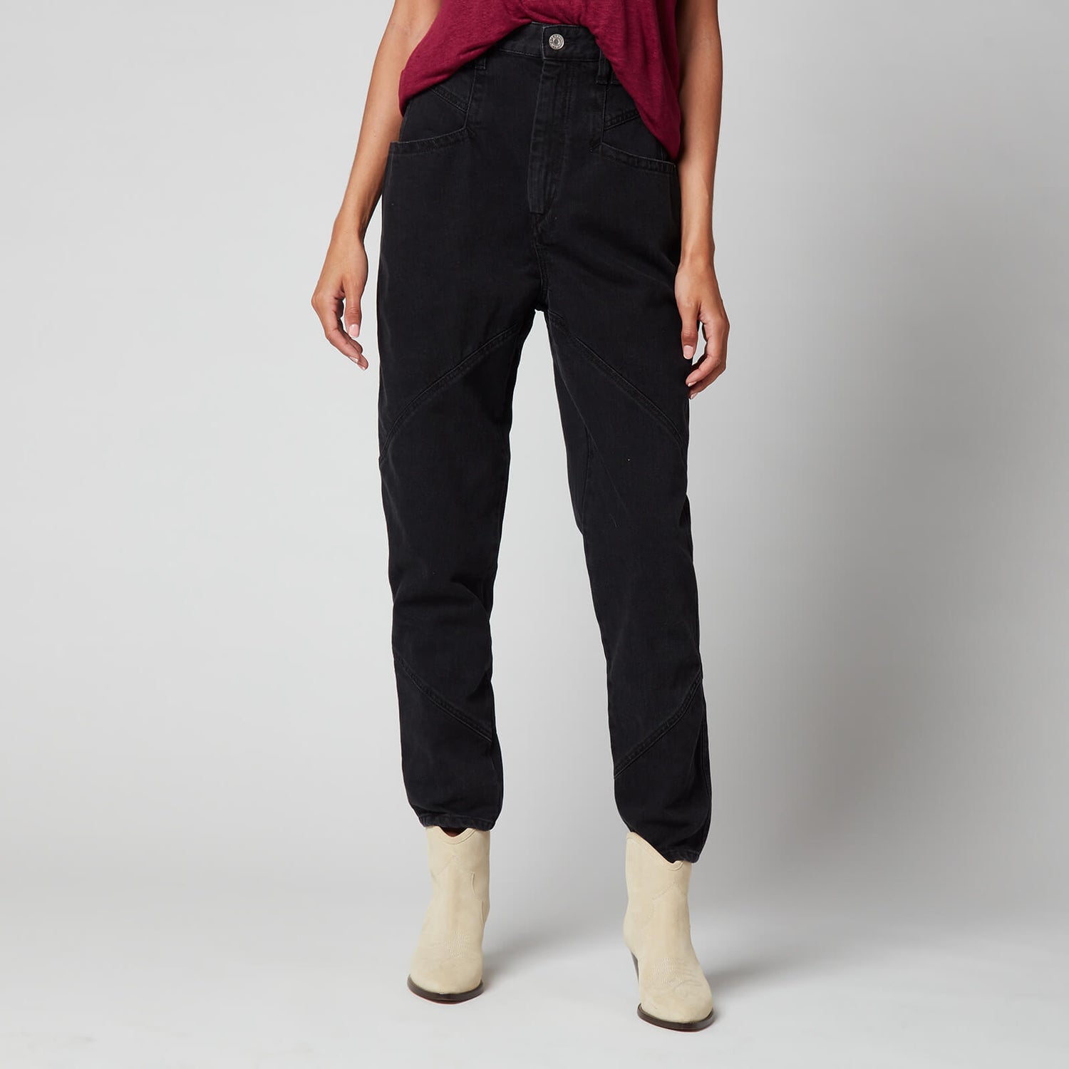 Isabel Marant Women's Nadeloisa Jeans - Black - UK 8