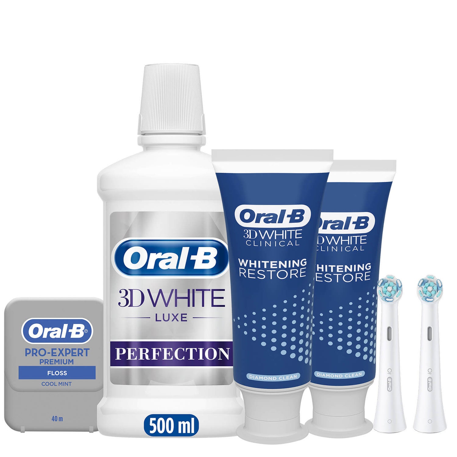Oral-B Io Ultmate Clean 3D White Clinical Diamond Bundle