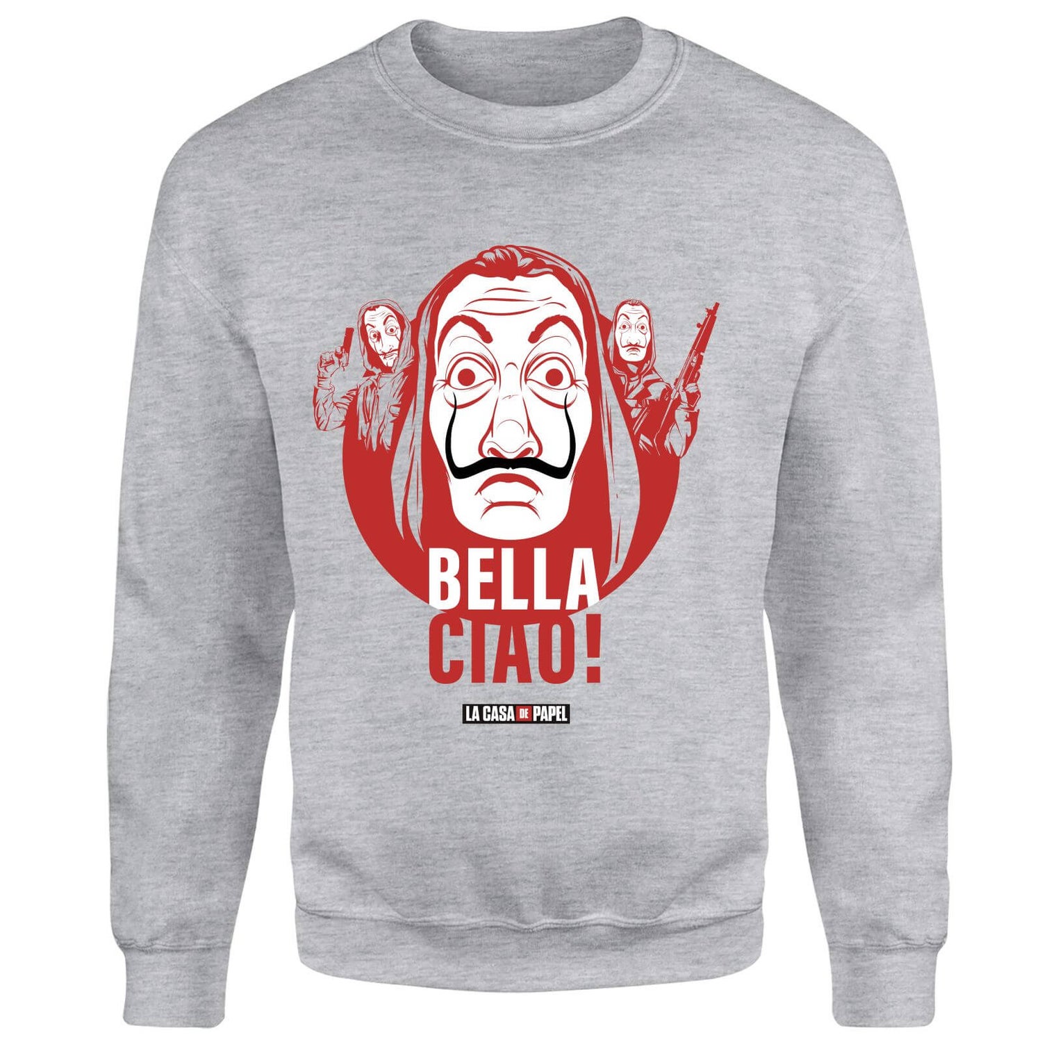 La Casa de Papel Bella Ciao Sweatshirt - Gris