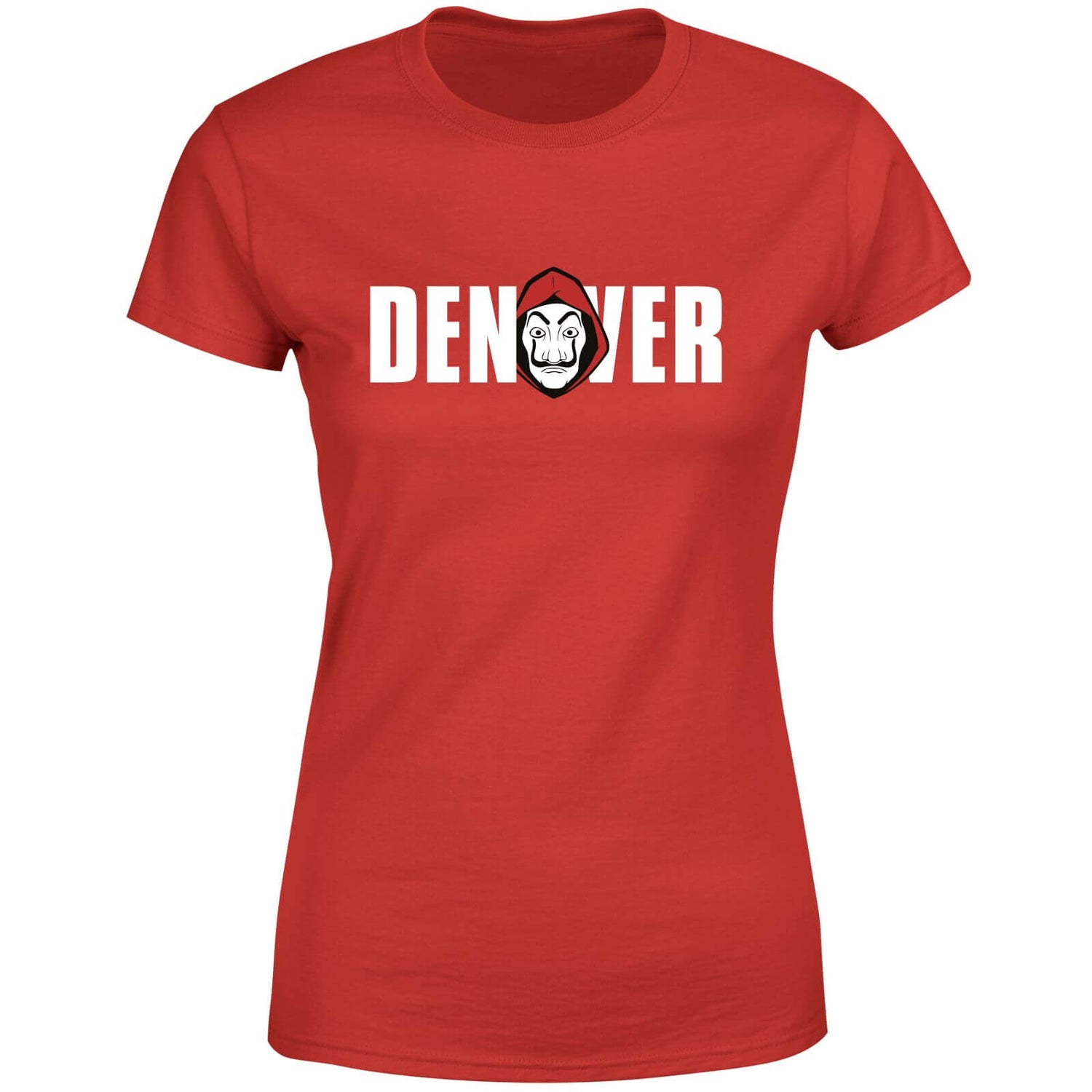 Camiseta para mujer de Money Heist Denver - Rojo