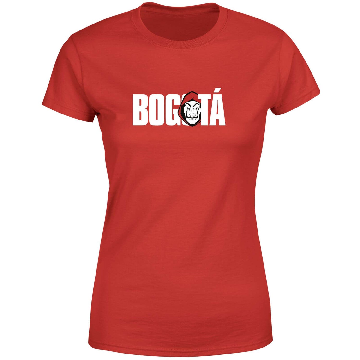 Camiseta para mujer de Money Heist Bogotá - Rojo