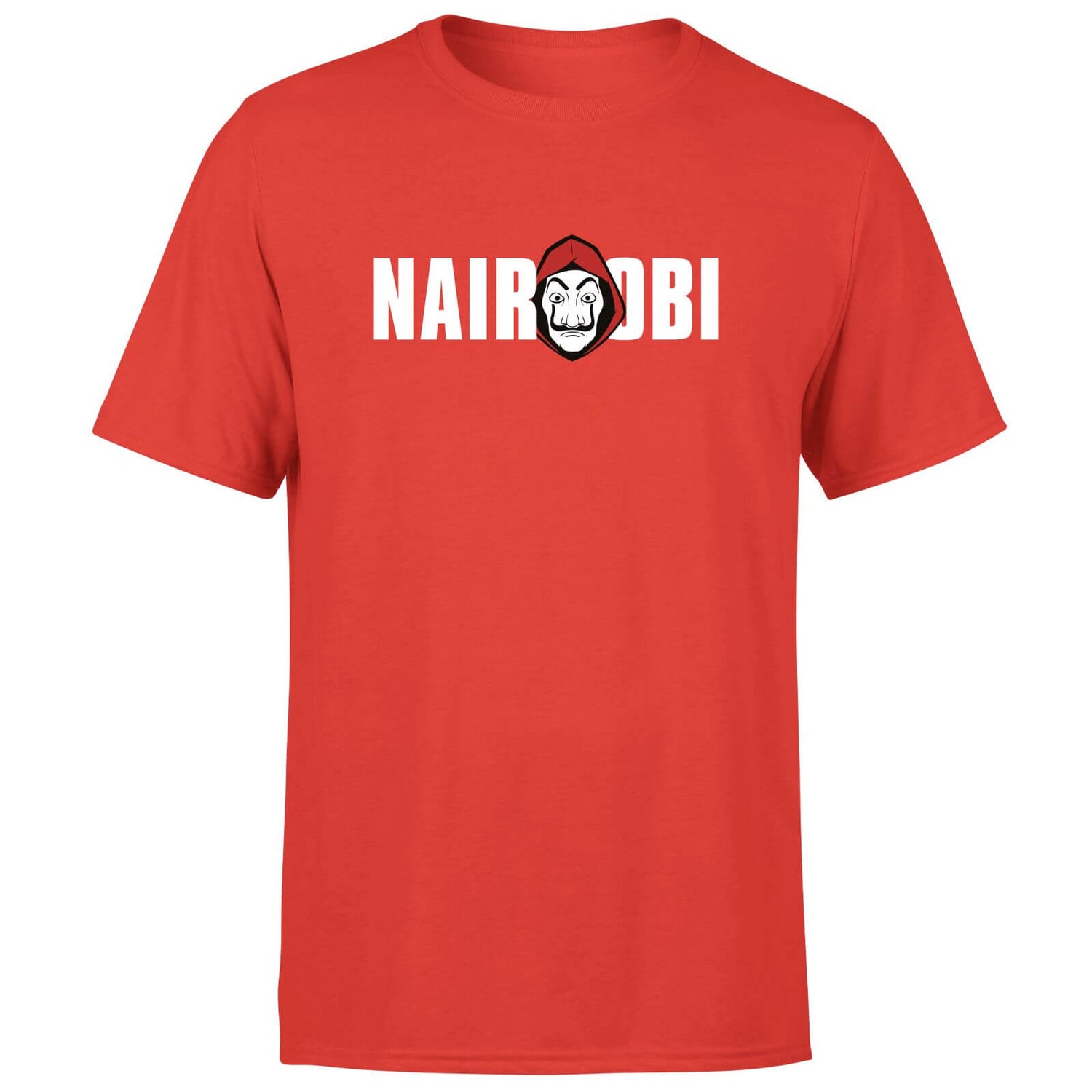 Camiseta de Nairobi de Money Heist - Hombre - Rojo