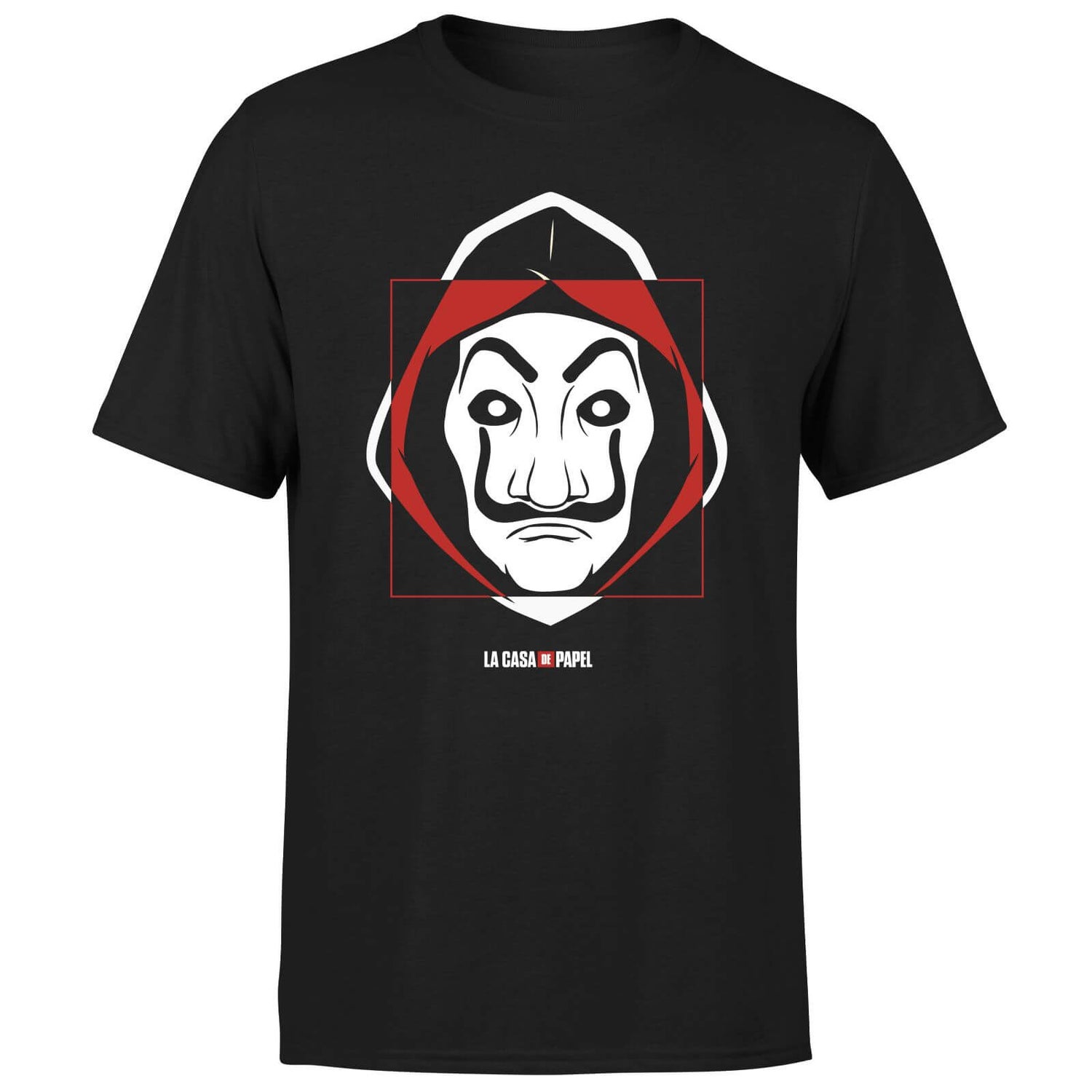 Money Heist Dali Mask Men's T-Shirt - Zwart