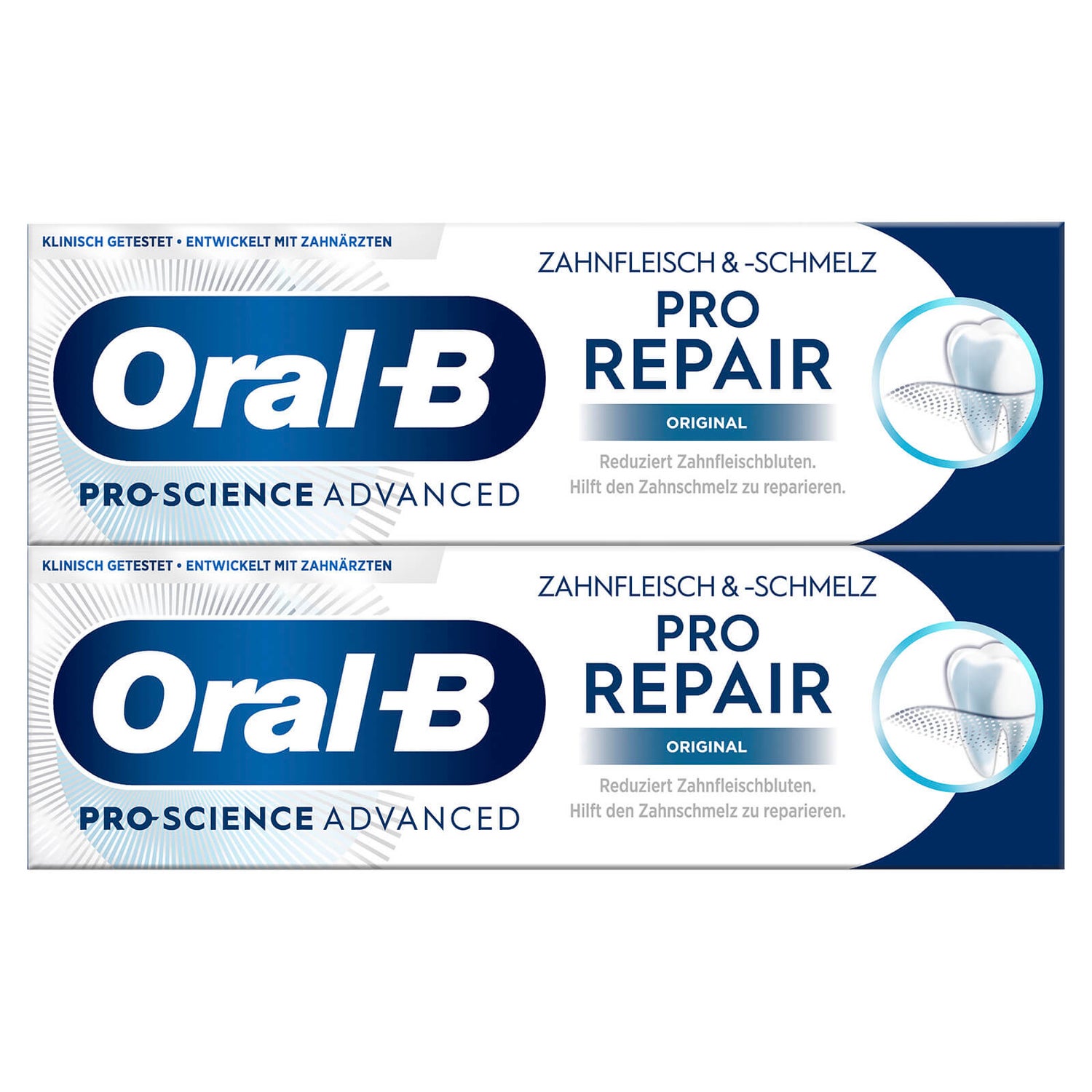 Oral-B PRO-SCIENCE ADVANCED Zahnfleisch und -schmelz Original 2x75ml