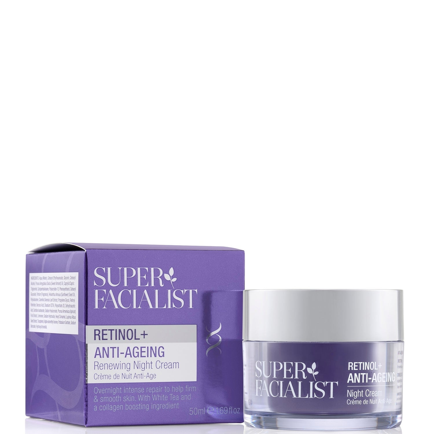 Super Facialist Retinol+ Anti-Ageing Renewing Night Cream 50ml