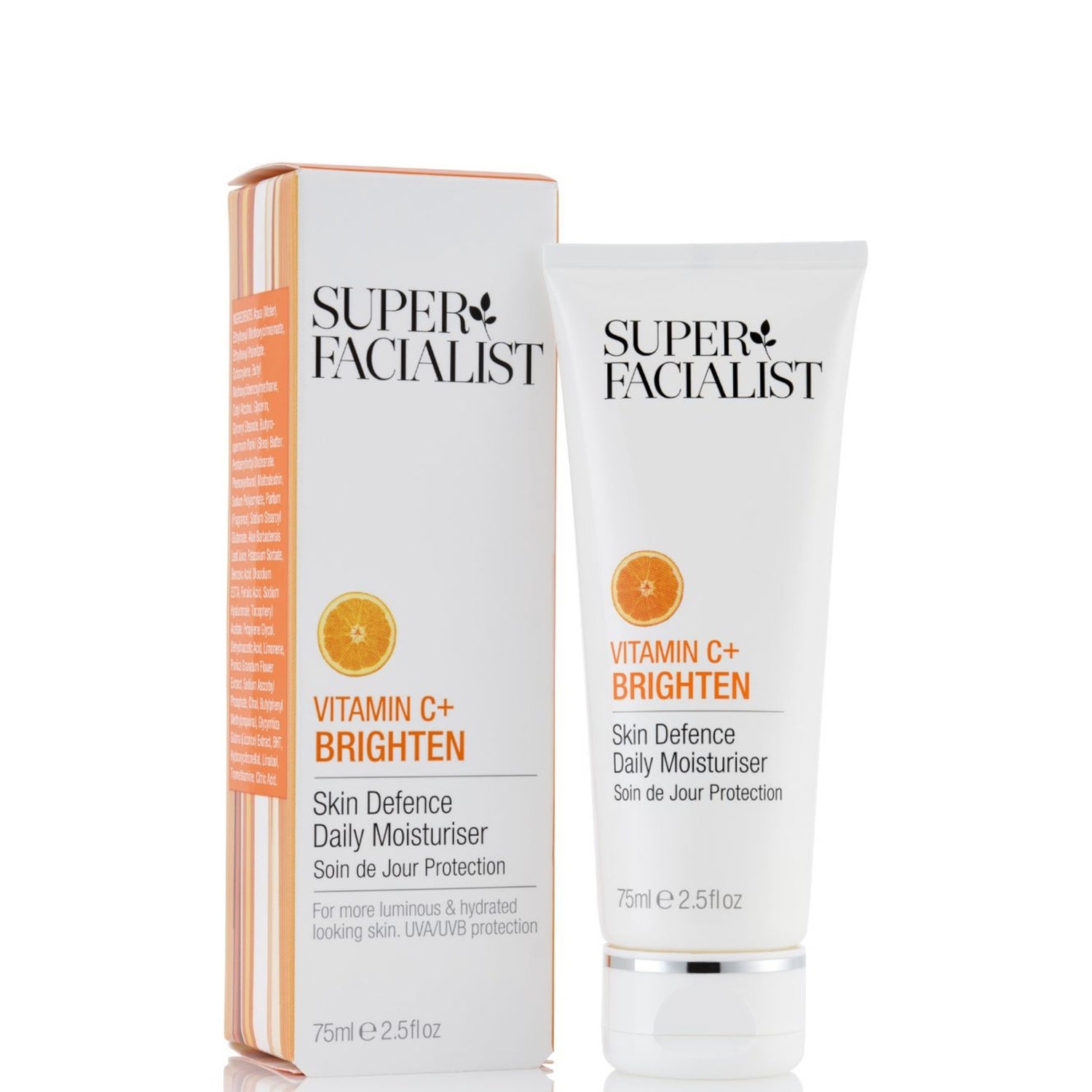 Super Facialist Vitamin C+ Brighten Skin Defence Daily Moisturiser - 75ml