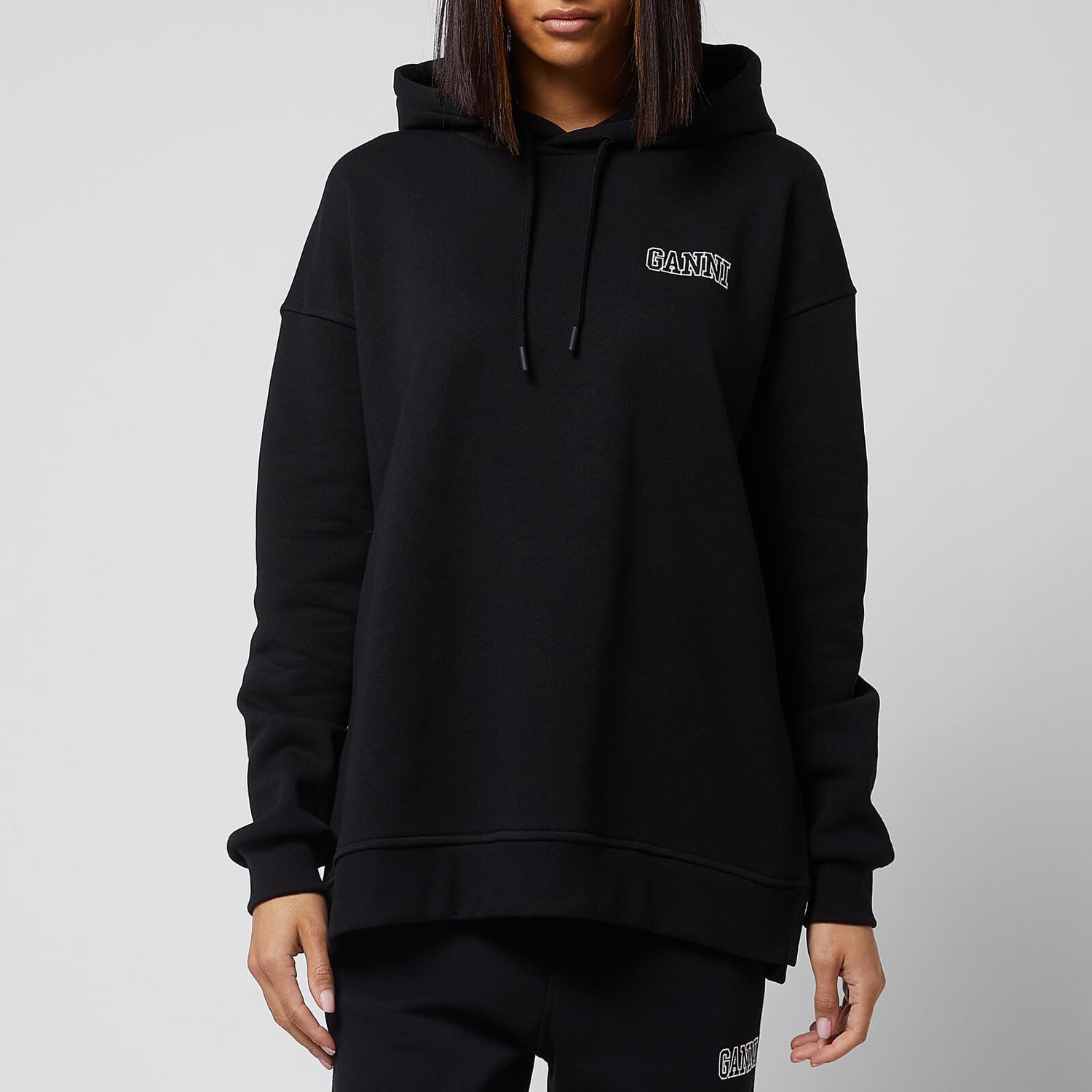 ganni black sweatshirt