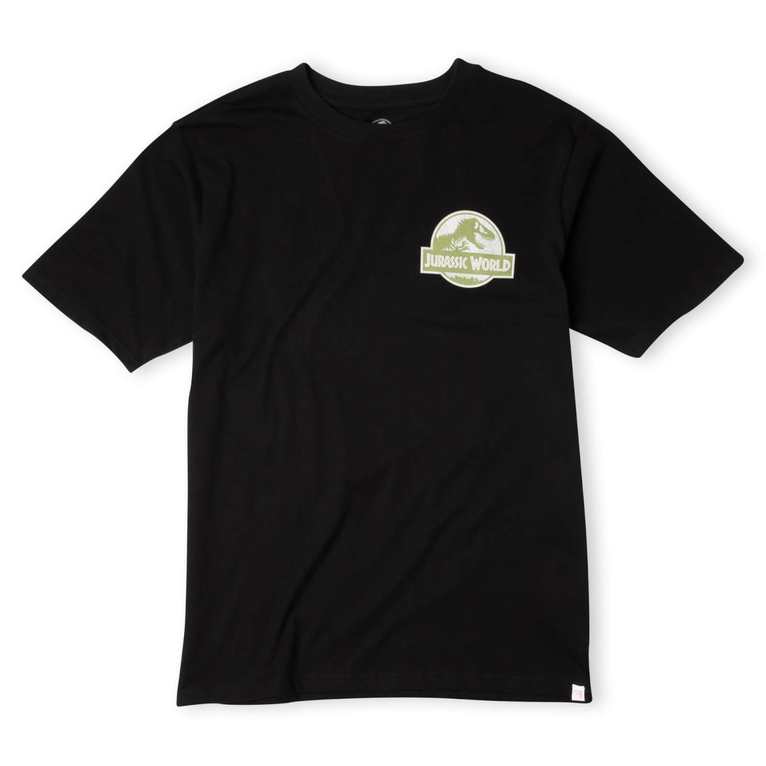 Jurassic World Logo Tropical Oversized Heavyweight T-Shirt - Black