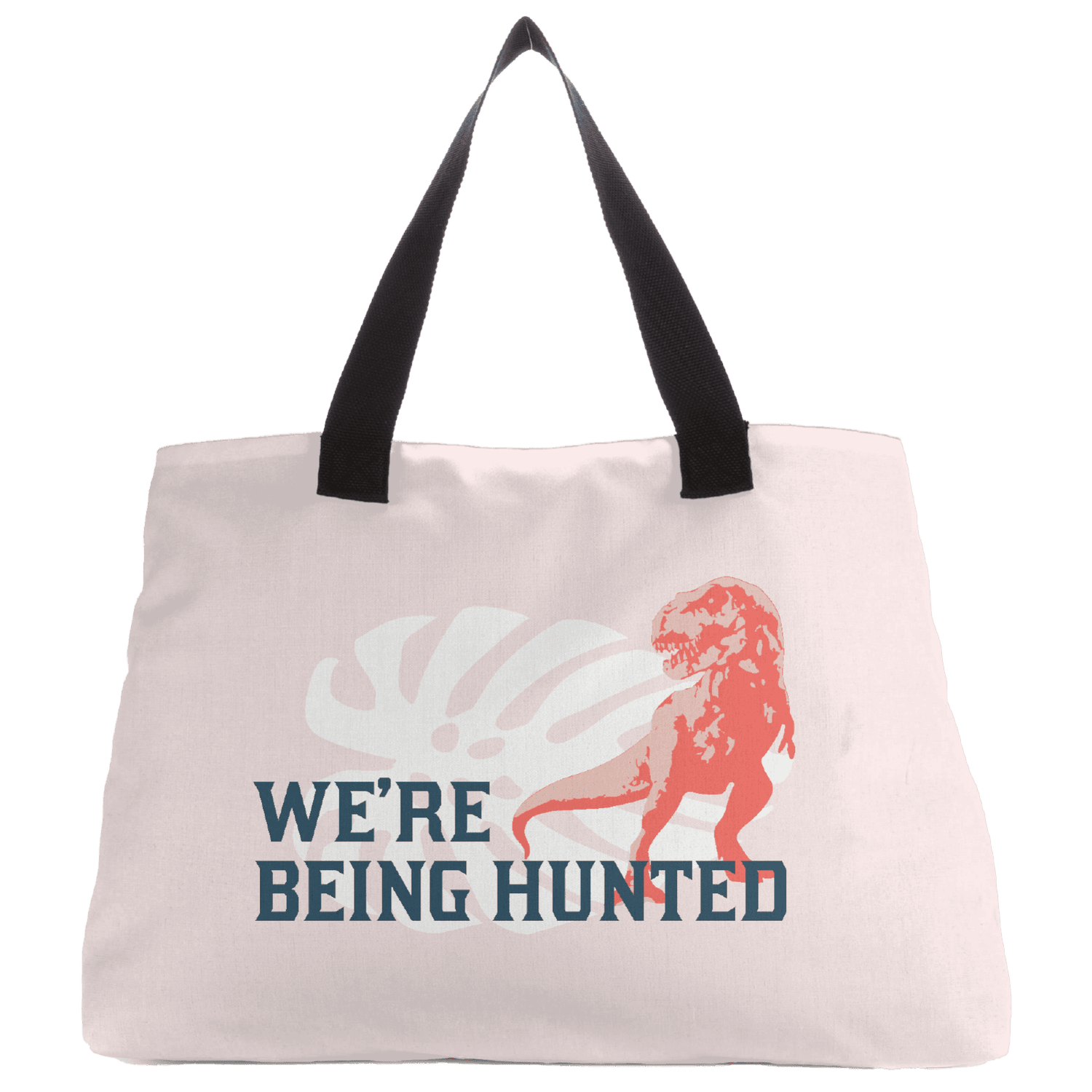 Jurassic World Being Hunted Tote Bag