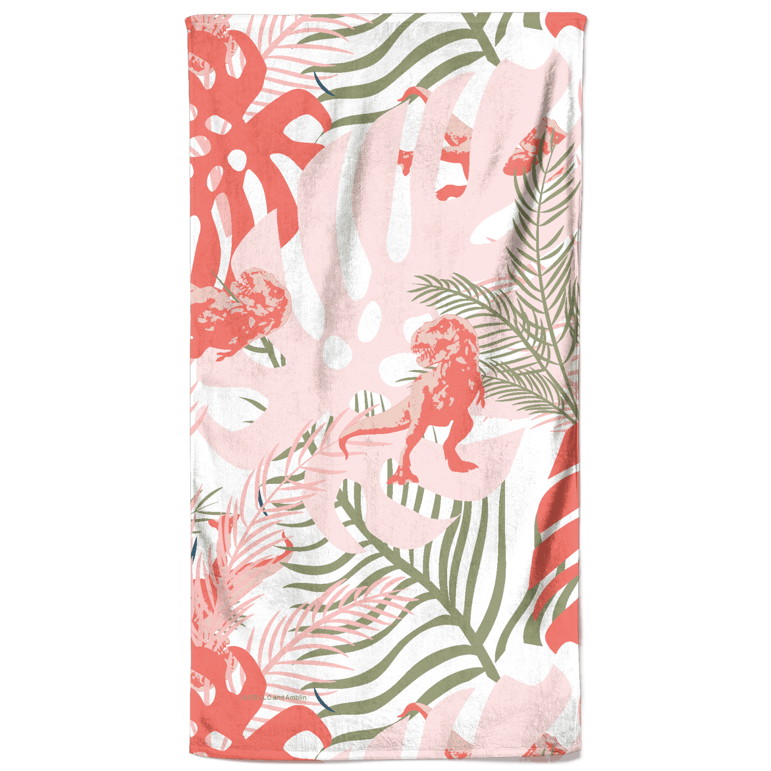 Jurassic World Tropical T Rex Beach Towel