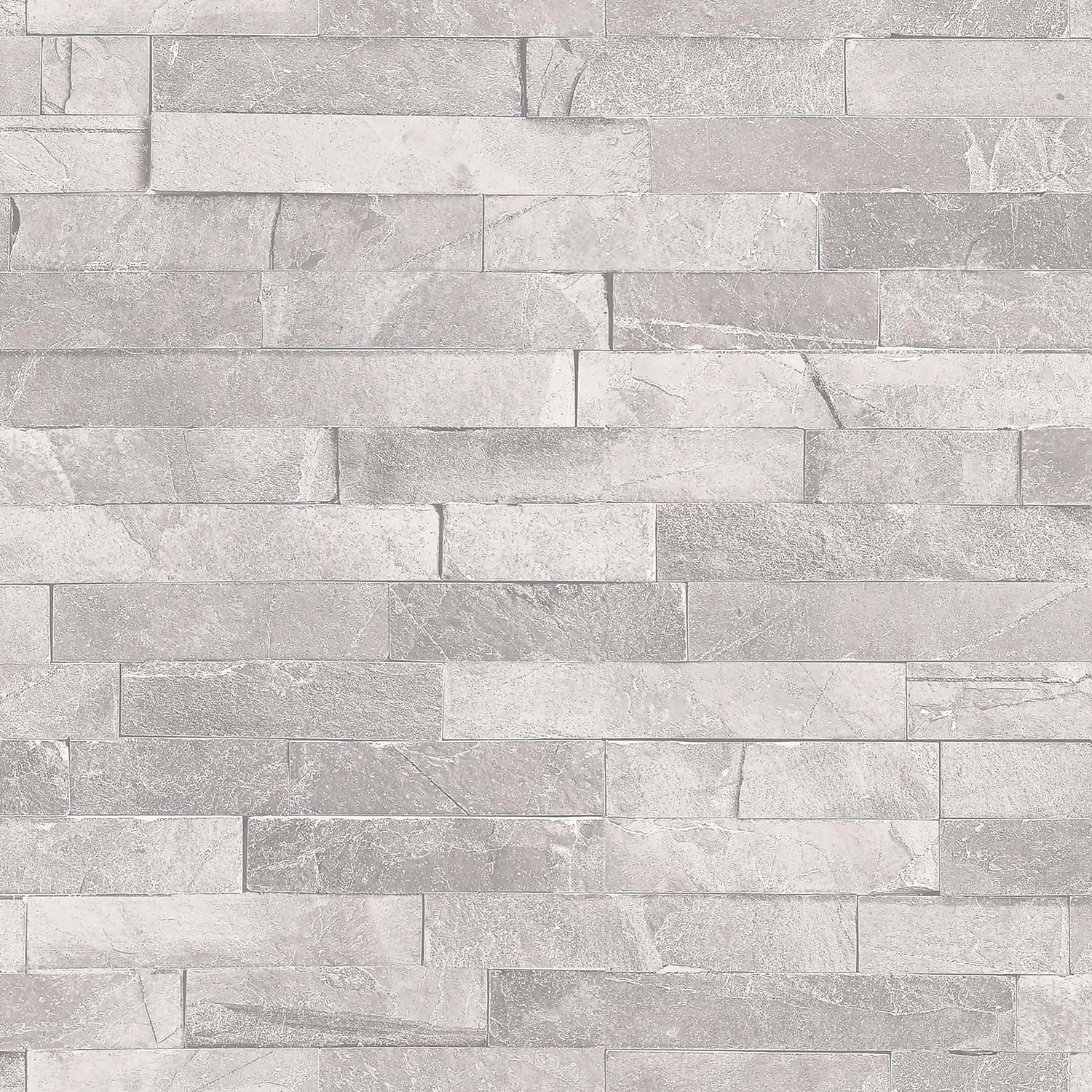 Arthouse Diamond Slate Brick Textured Glitter Dove Grey Wallpaper Large  Sample | Homebase