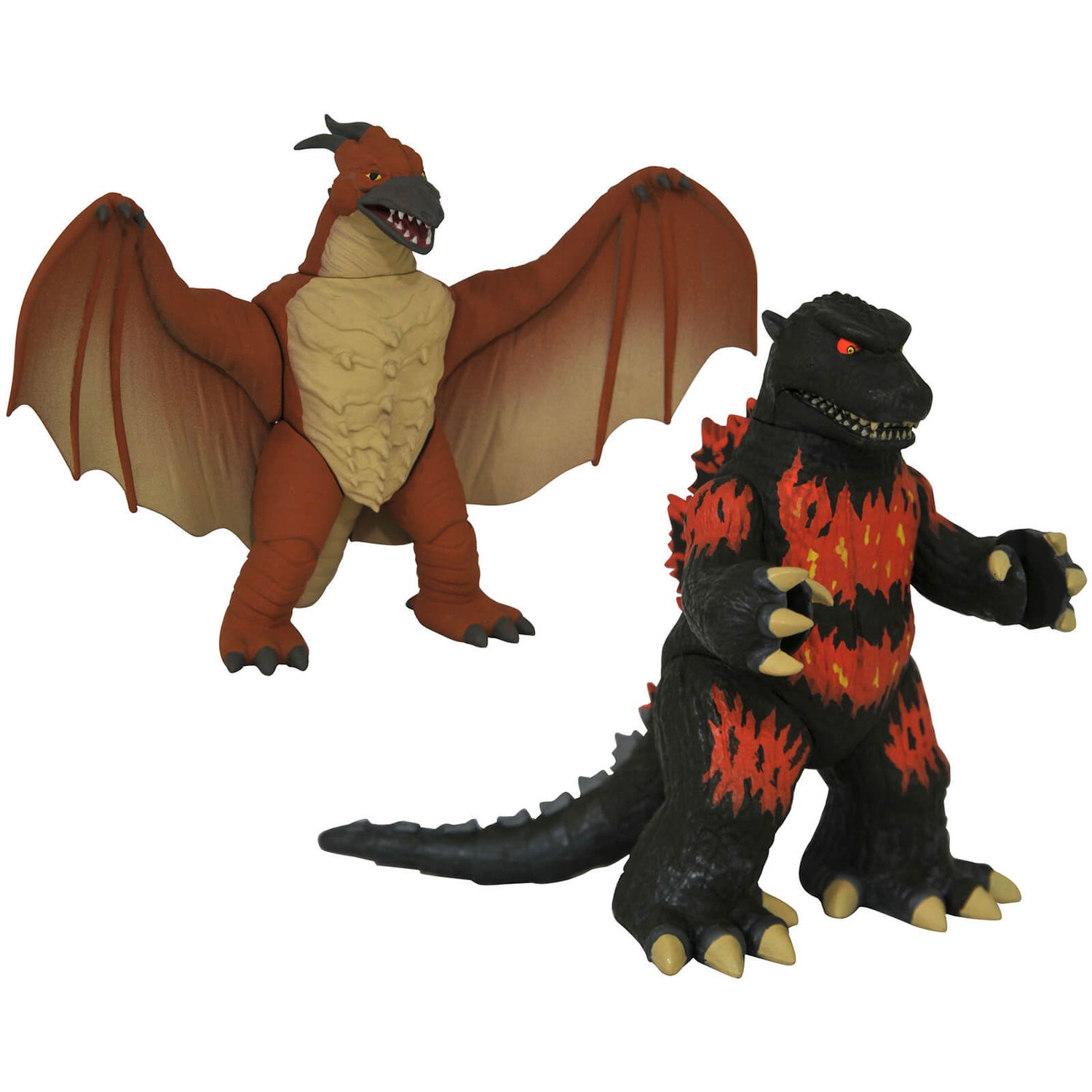 Diamond Select Godzilla Vinimate 2-Pack - Burning Godzilla & Rodan