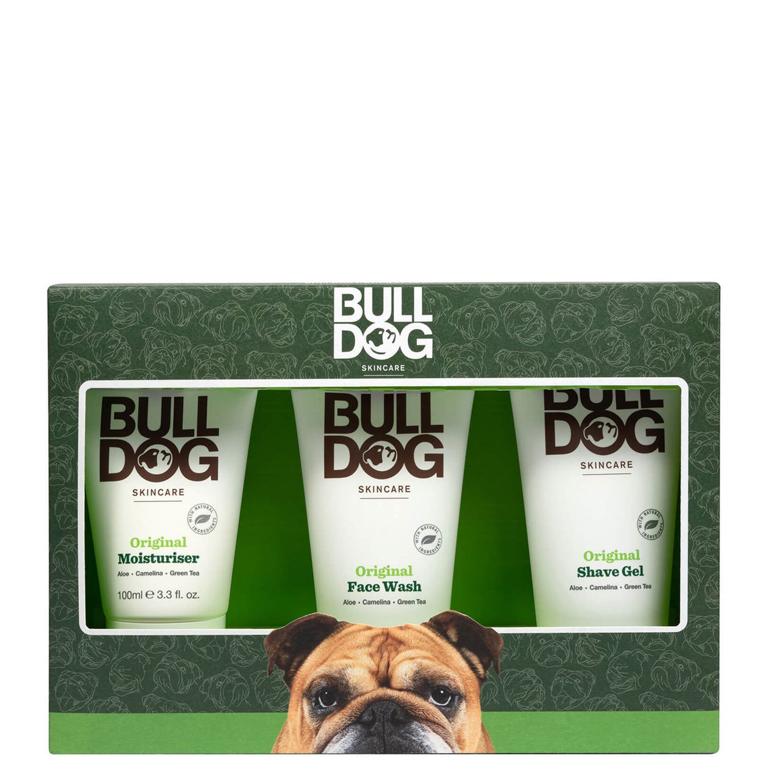Набор для ухода за кожей лица для мужчин Bulldog Original Skincare Trio