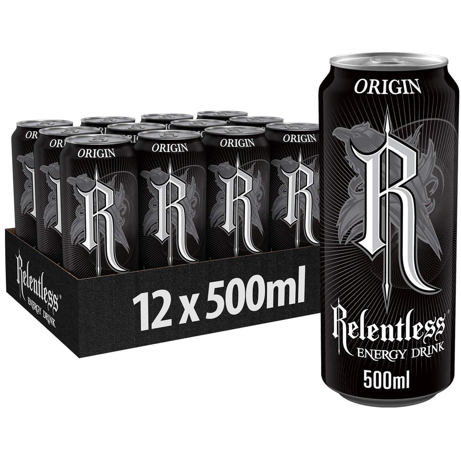 Relentless Origin Energy Drink 12 x 500ml